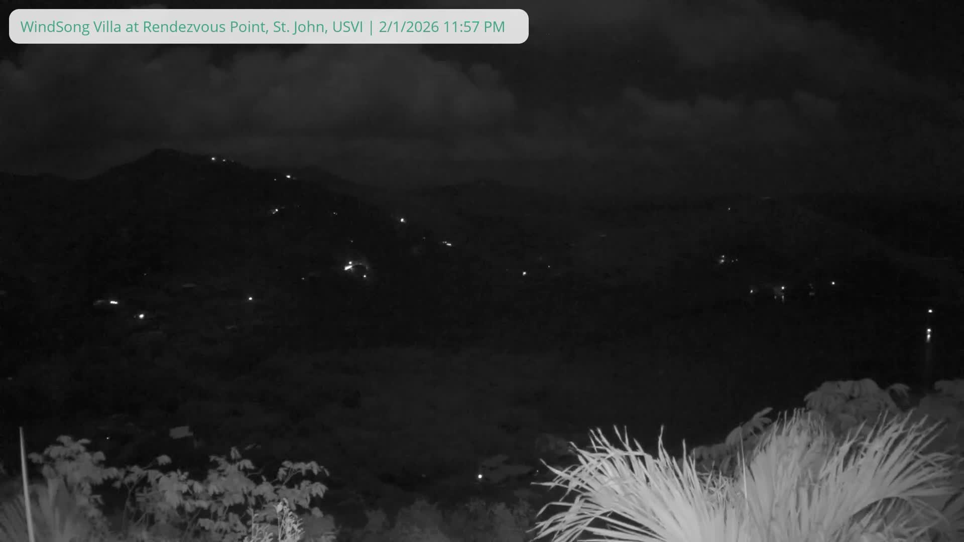 St. John, Fish Bay from Rendezvous and Ditleff Live Cam - Cruz Bay, St. John, United States Virgin Islands, USA