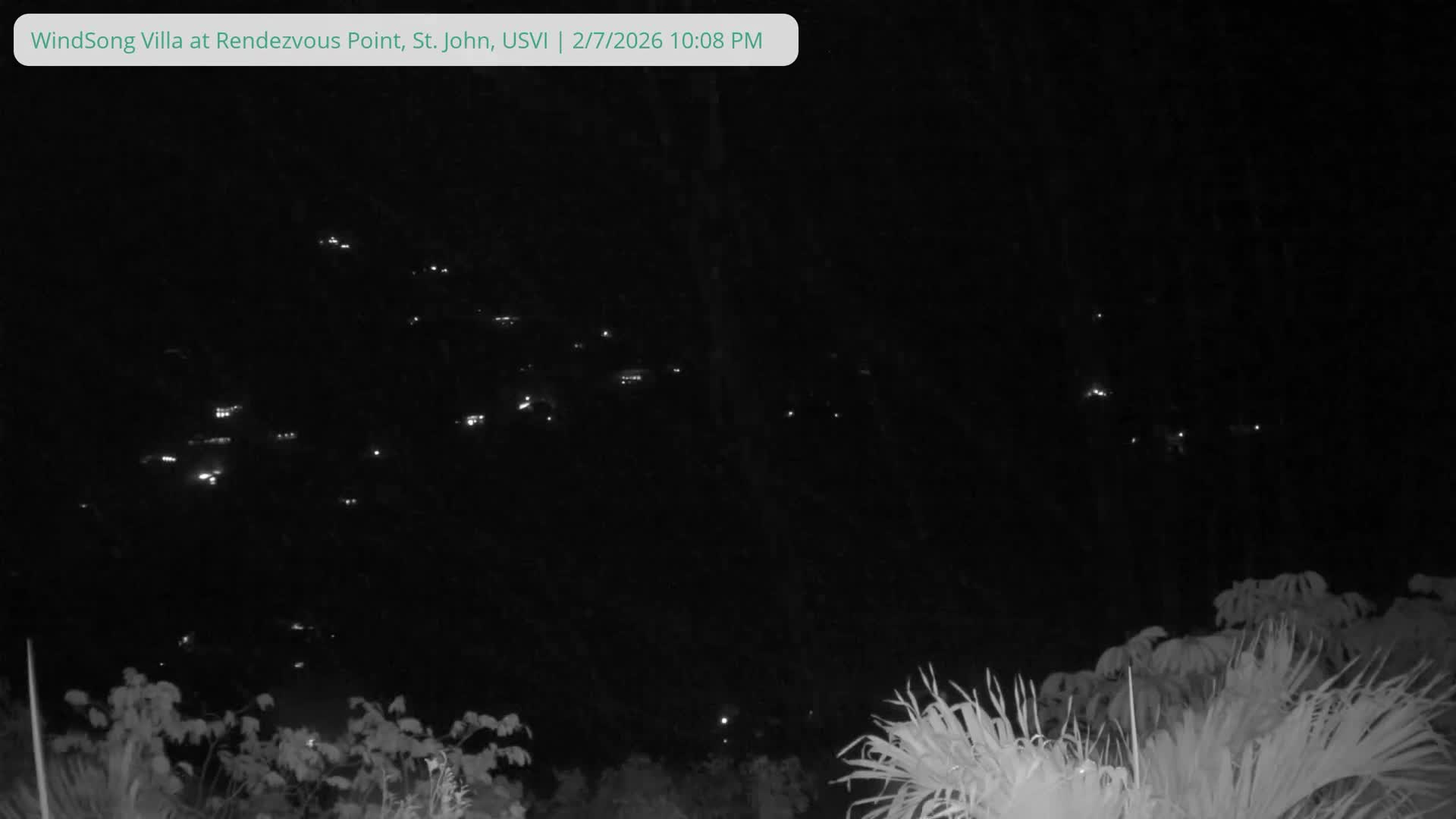 St. John, Fish Bay from Rendezvous and Ditleff Live Cam - Cruz Bay, St. John, United States Virgin Islands, USA