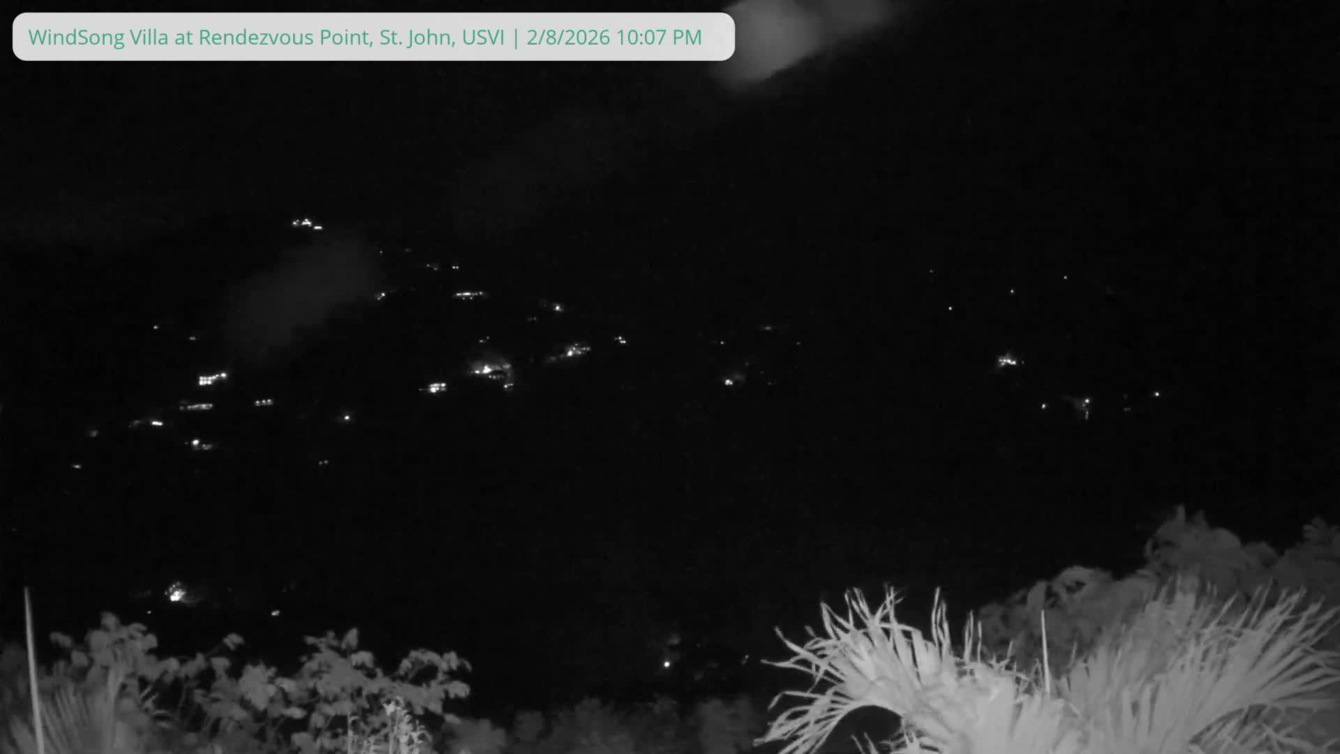 St. John, Fish Bay from Rendezvous and Ditleff Live Cam - Cruz Bay, St. John, United States Virgin Islands, USA