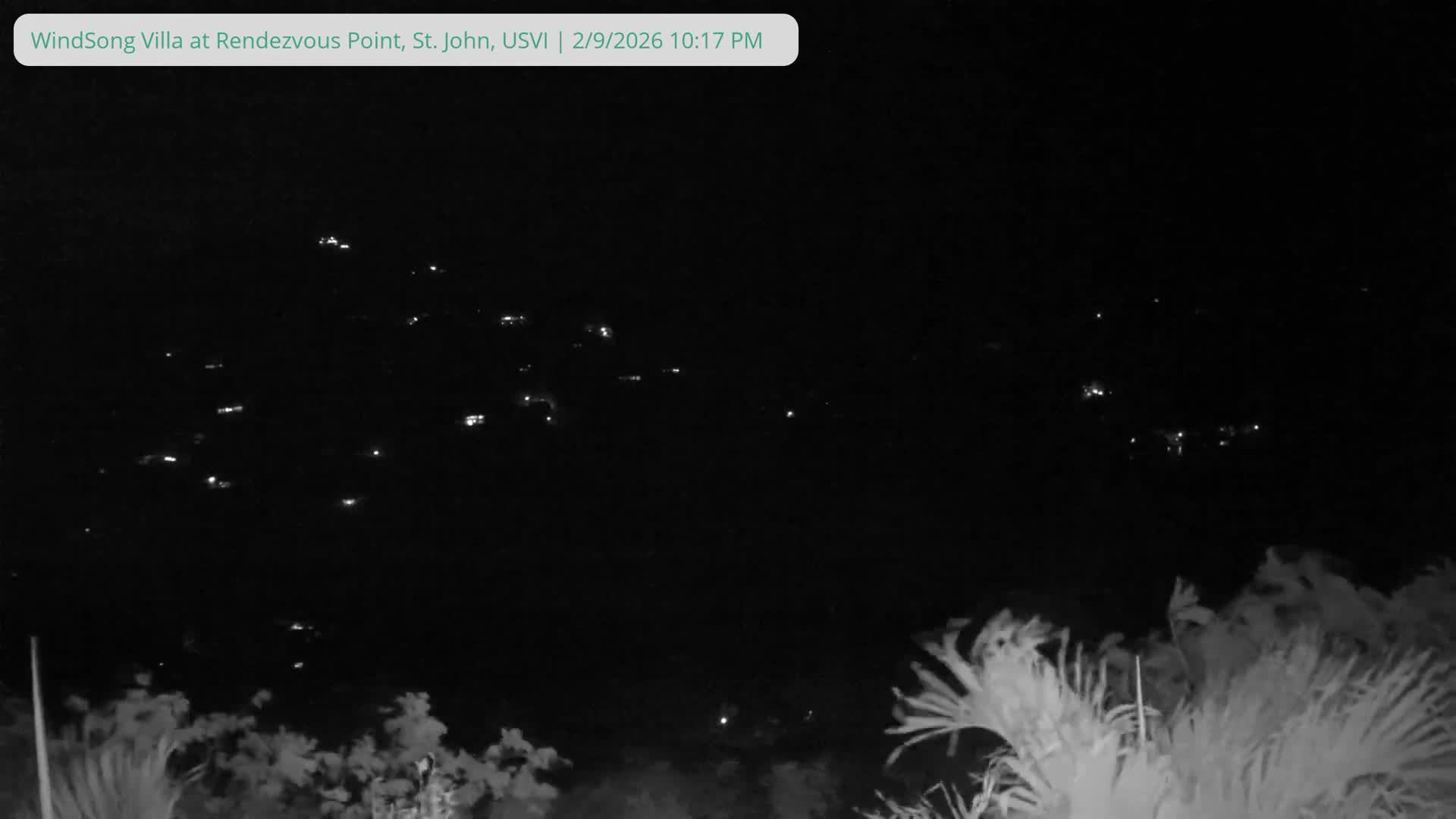 St. John, Fish Bay from Rendezvous and Ditleff Live Cam - Cruz Bay, St. John, United States Virgin Islands, USA