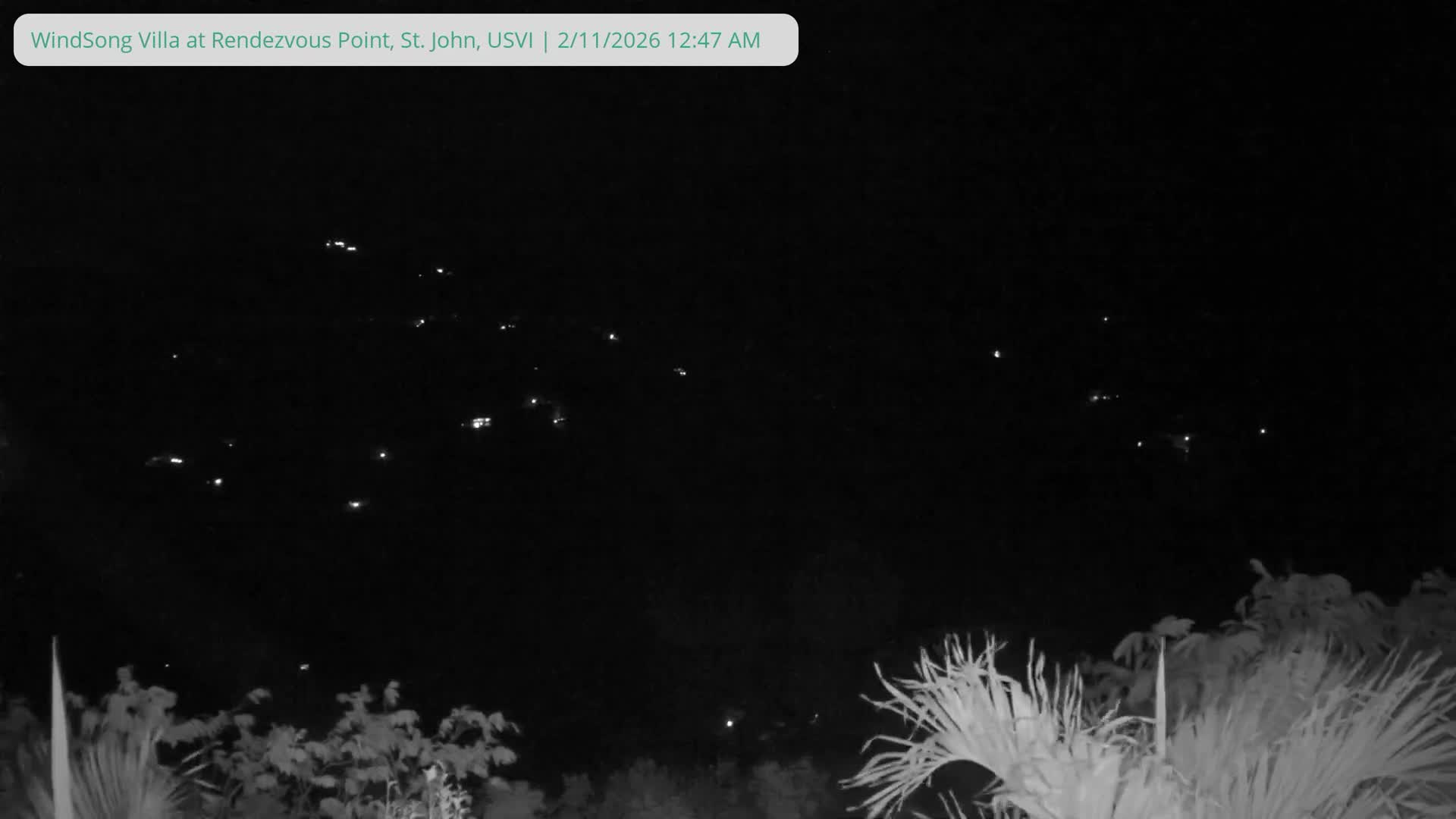 St. John, Fish Bay from Rendezvous and Ditleff Live Cam - Cruz Bay, St. John, United States Virgin Islands, USA