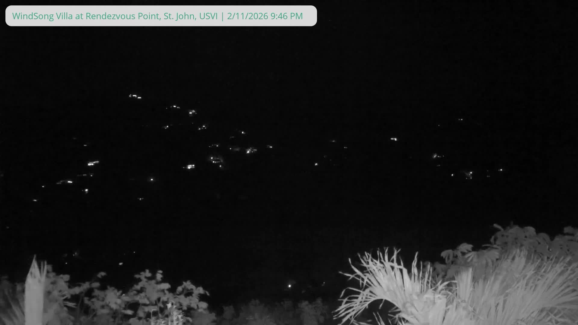 St. John, Fish Bay from Rendezvous and Ditleff Live Cam - Cruz Bay, St. John, United States Virgin Islands, USA