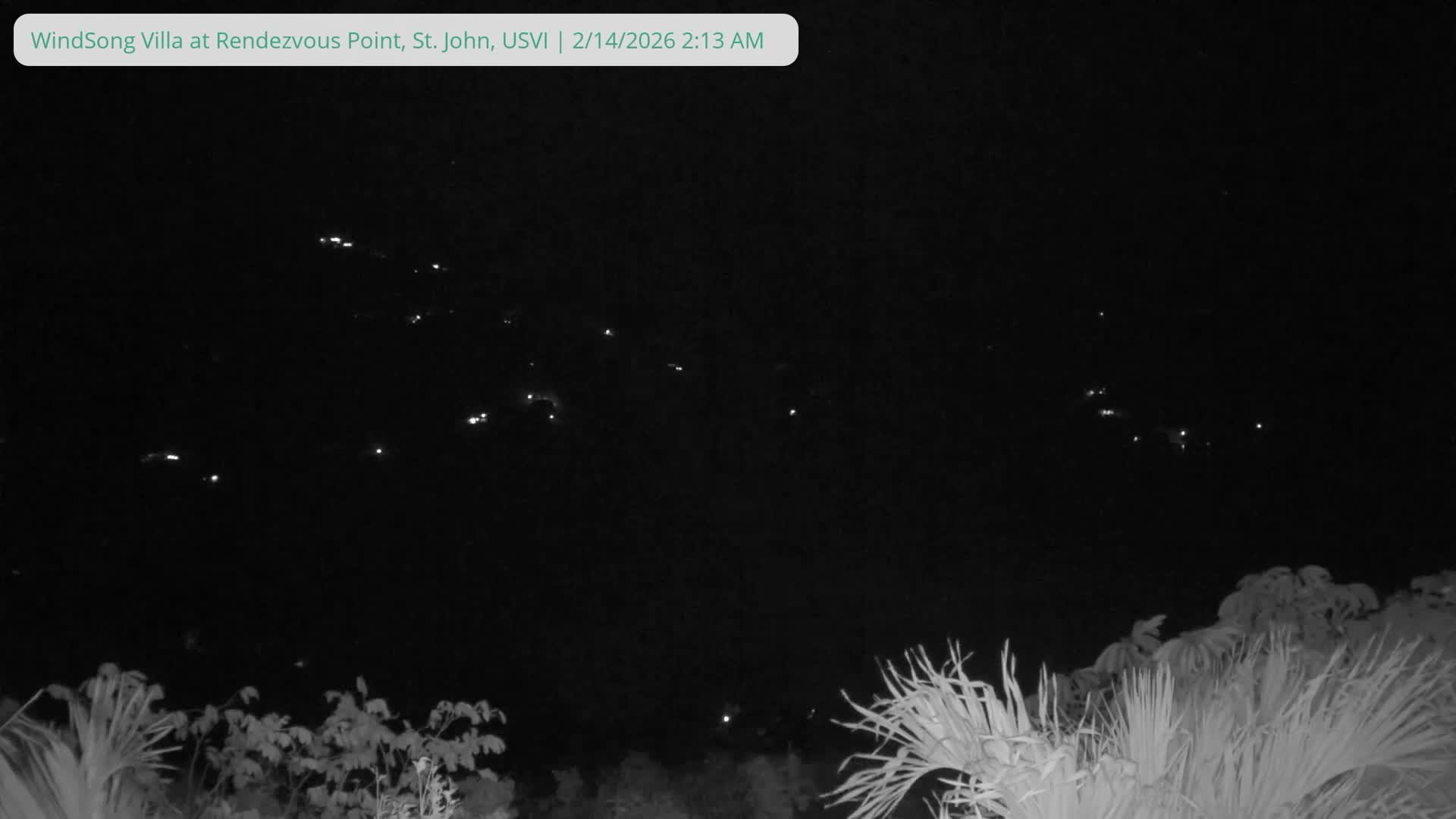 St. John, Fish Bay from Rendezvous and Ditleff Live Cam - Cruz Bay, St. John, United States Virgin Islands, USA