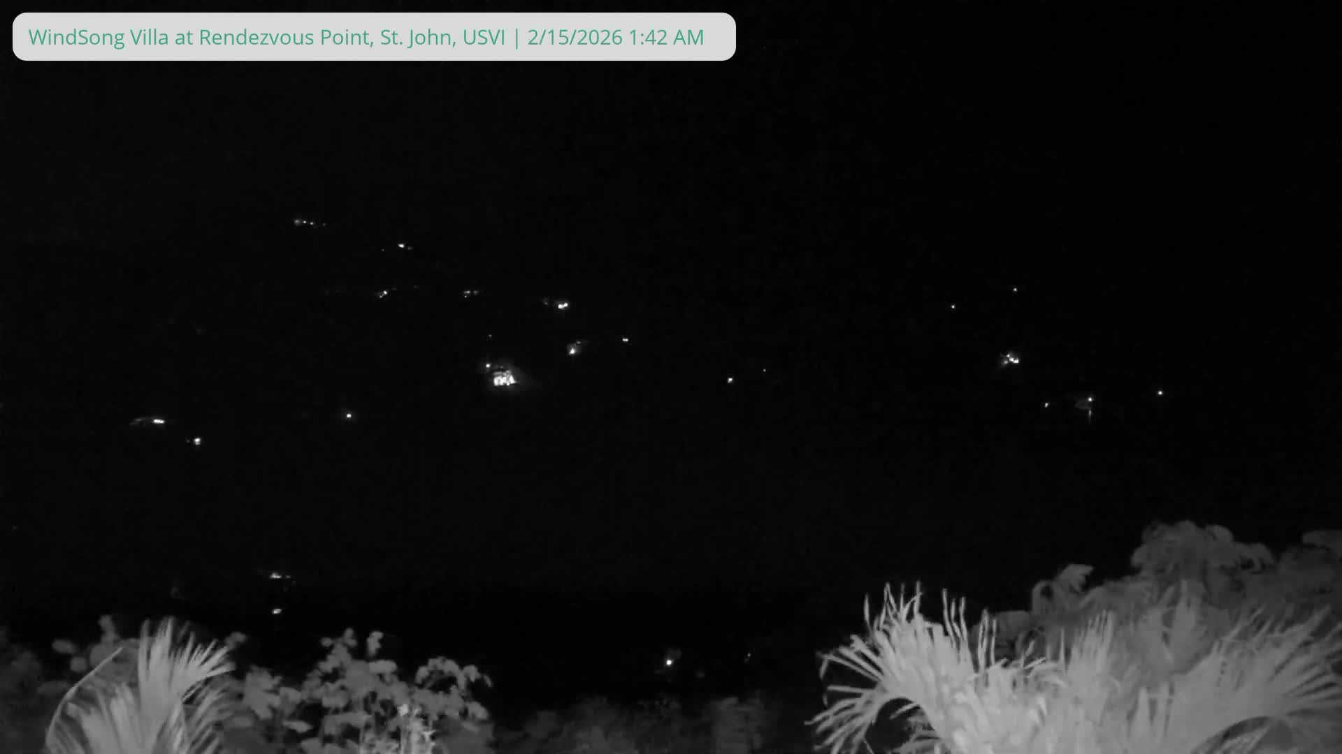 St. John, Fish Bay from Rendezvous and Ditleff Live Cam - Cruz Bay, St. John, United States Virgin Islands, USA