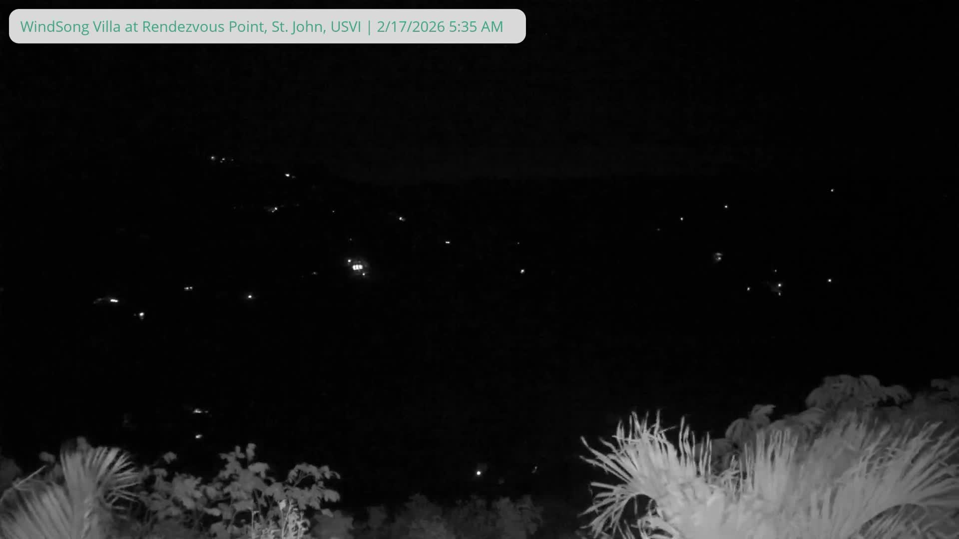St. John, Fish Bay from Rendezvous and Ditleff Live Cam - Cruz Bay, St. John, United States Virgin Islands, USA