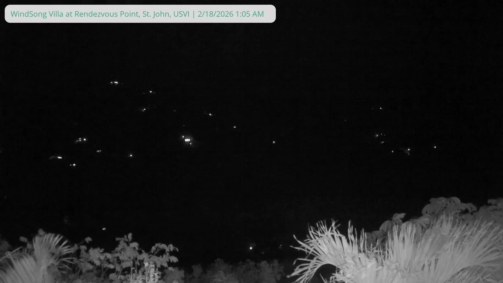 St. John, Fish Bay from Rendezvous and Ditleff Live Cam - Cruz Bay, St. John, United States Virgin Islands, USA
