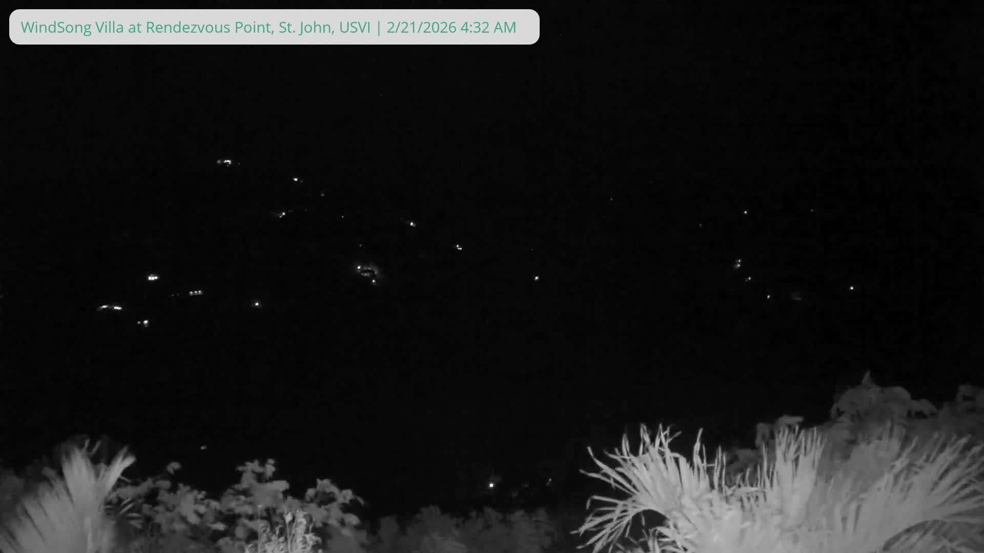 St. John, Fish Bay from Rendezvous and Ditleff Live Cam - Cruz Bay, St. John, United States Virgin Islands, USA