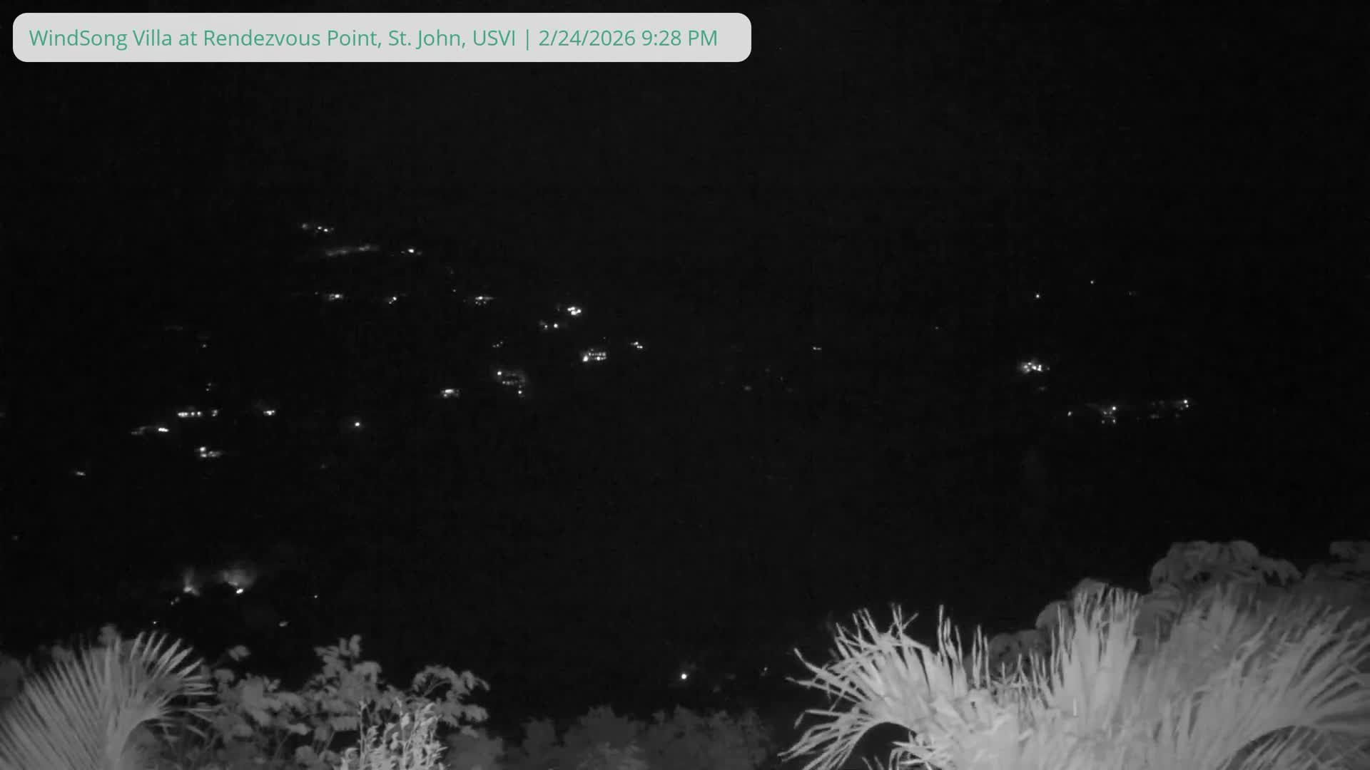 St. John, Fish Bay from Rendezvous and Ditleff Live Cam - Cruz Bay, St. John, United States Virgin Islands, USA