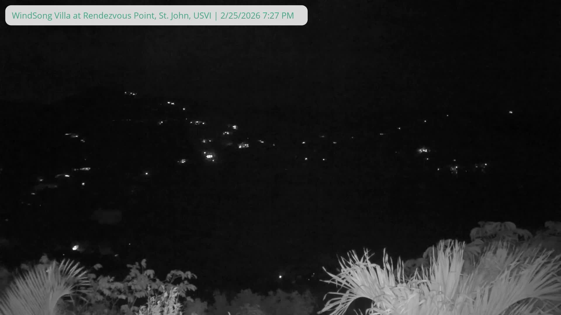 St. John, Fish Bay from Rendezvous and Ditleff Live Cam - Cruz Bay, St. John, United States Virgin Islands, USA
