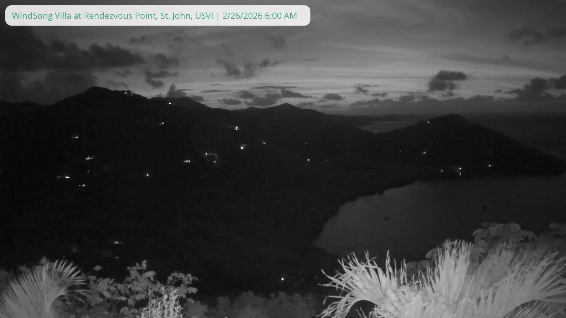 St. John, Fish Bay from Rendezvous and Ditleff Live Cam - Cruz Bay, St. John, United States Virgin Islands, USA