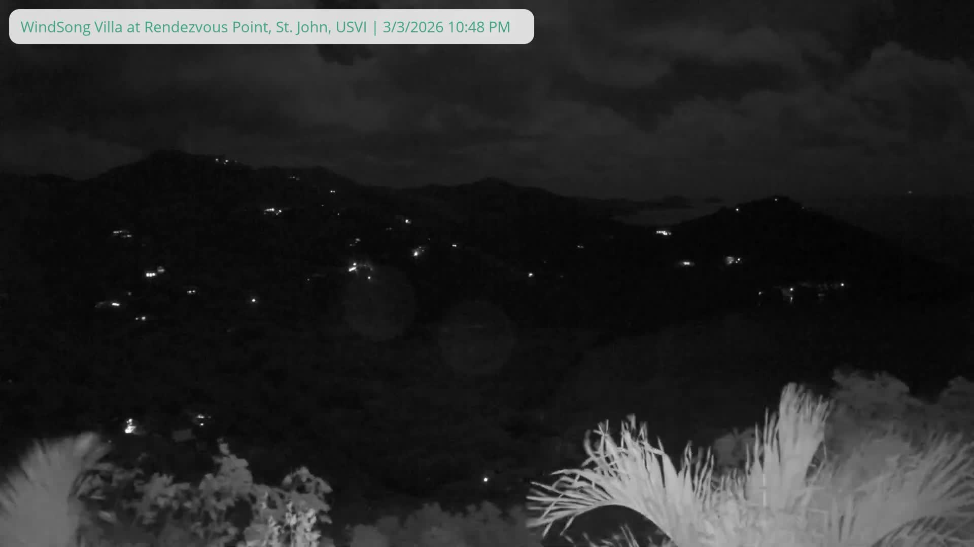 St. John, Fish Bay from Rendezvous and Ditleff Live Cam - Cruz Bay, St. John, United States Virgin Islands, USA