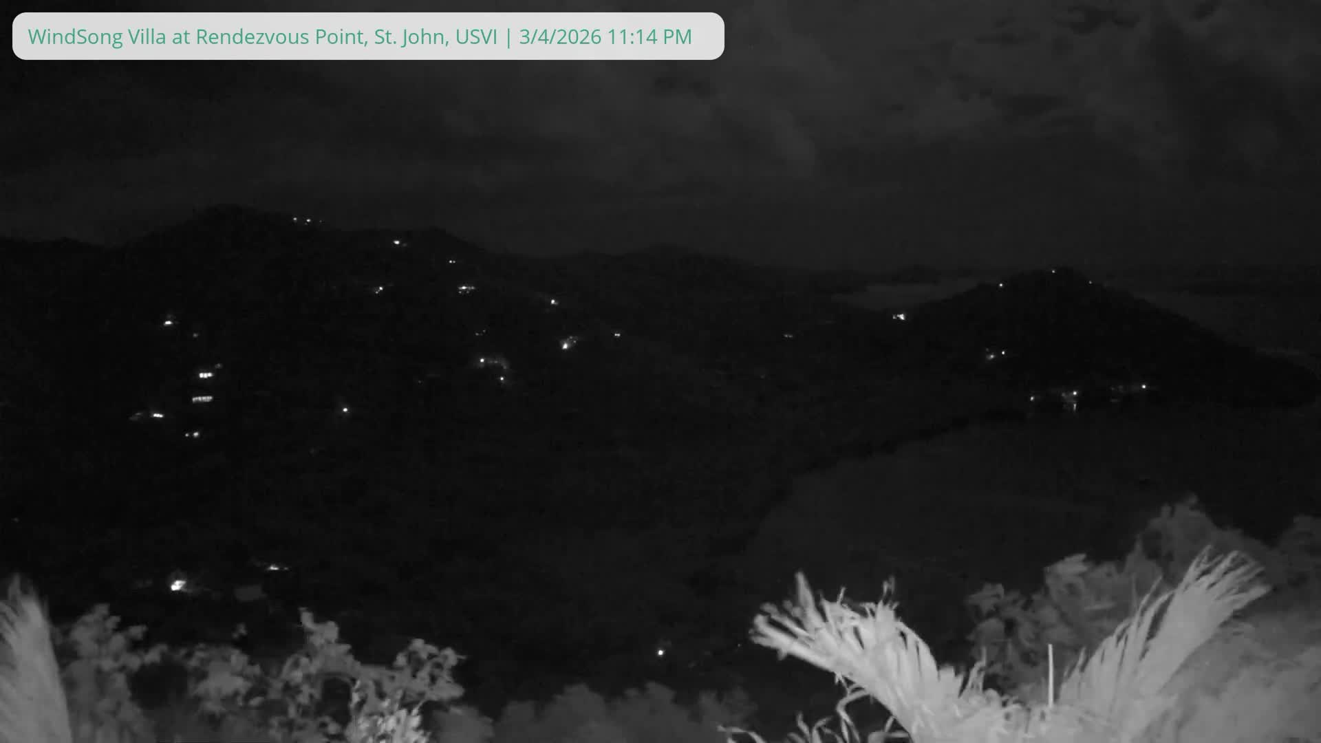 St. John, Fish Bay from Rendezvous and Ditleff Live Cam - Cruz Bay, St. John, United States Virgin Islands, USA