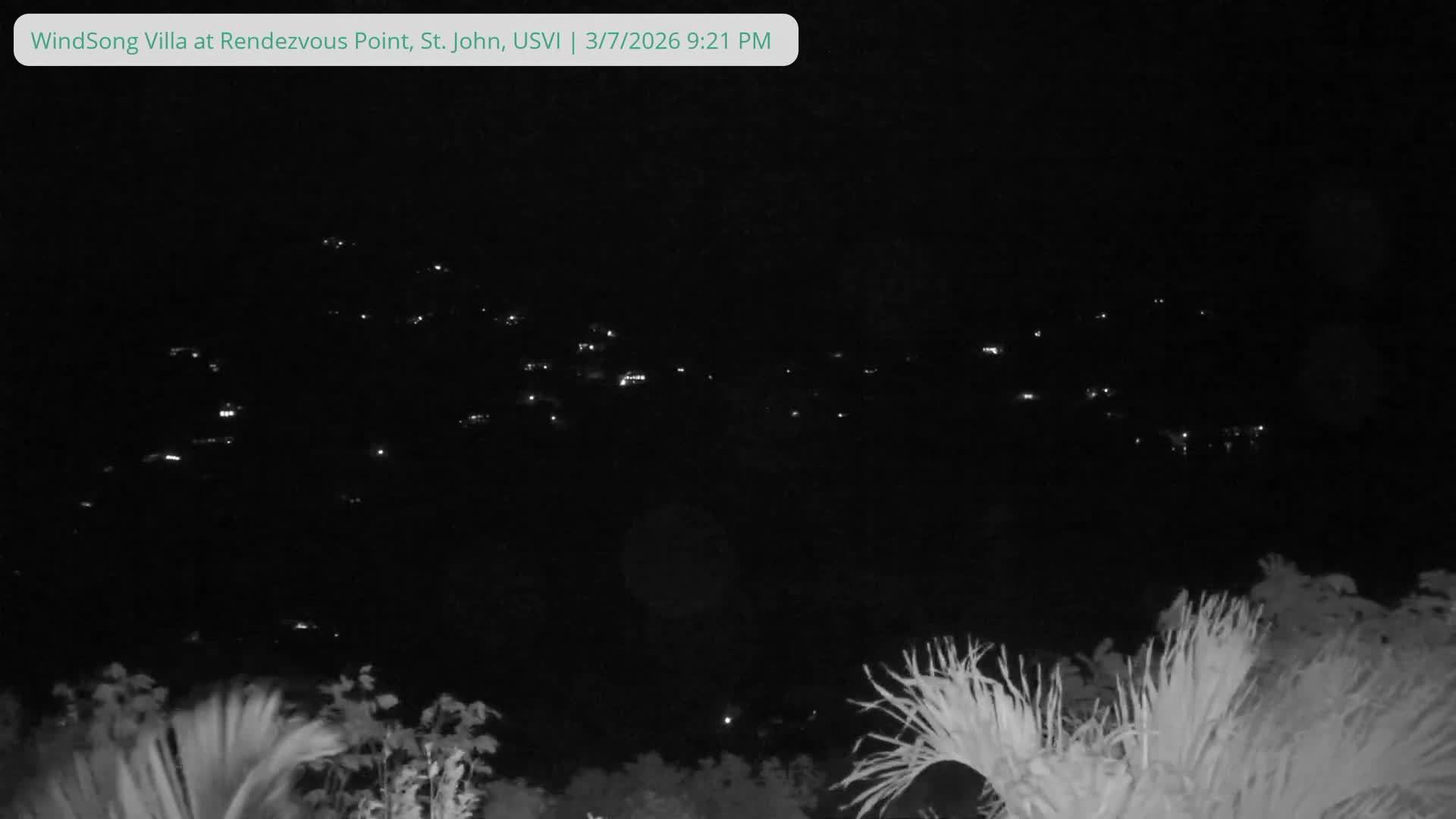 St. John, Fish Bay from Rendezvous and Ditleff Live Cam - Cruz Bay, St. John, United States Virgin Islands, USA