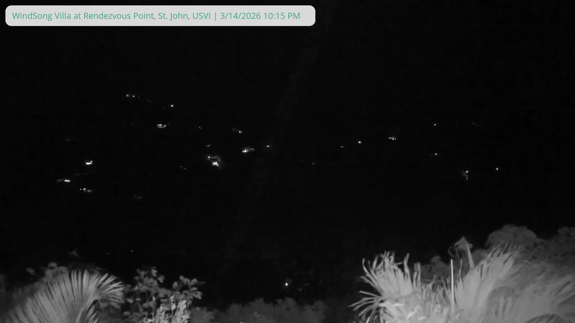 St. John, Fish Bay from Rendezvous and Ditleff Live Cam - Cruz Bay, St. John, United States Virgin Islands, USA