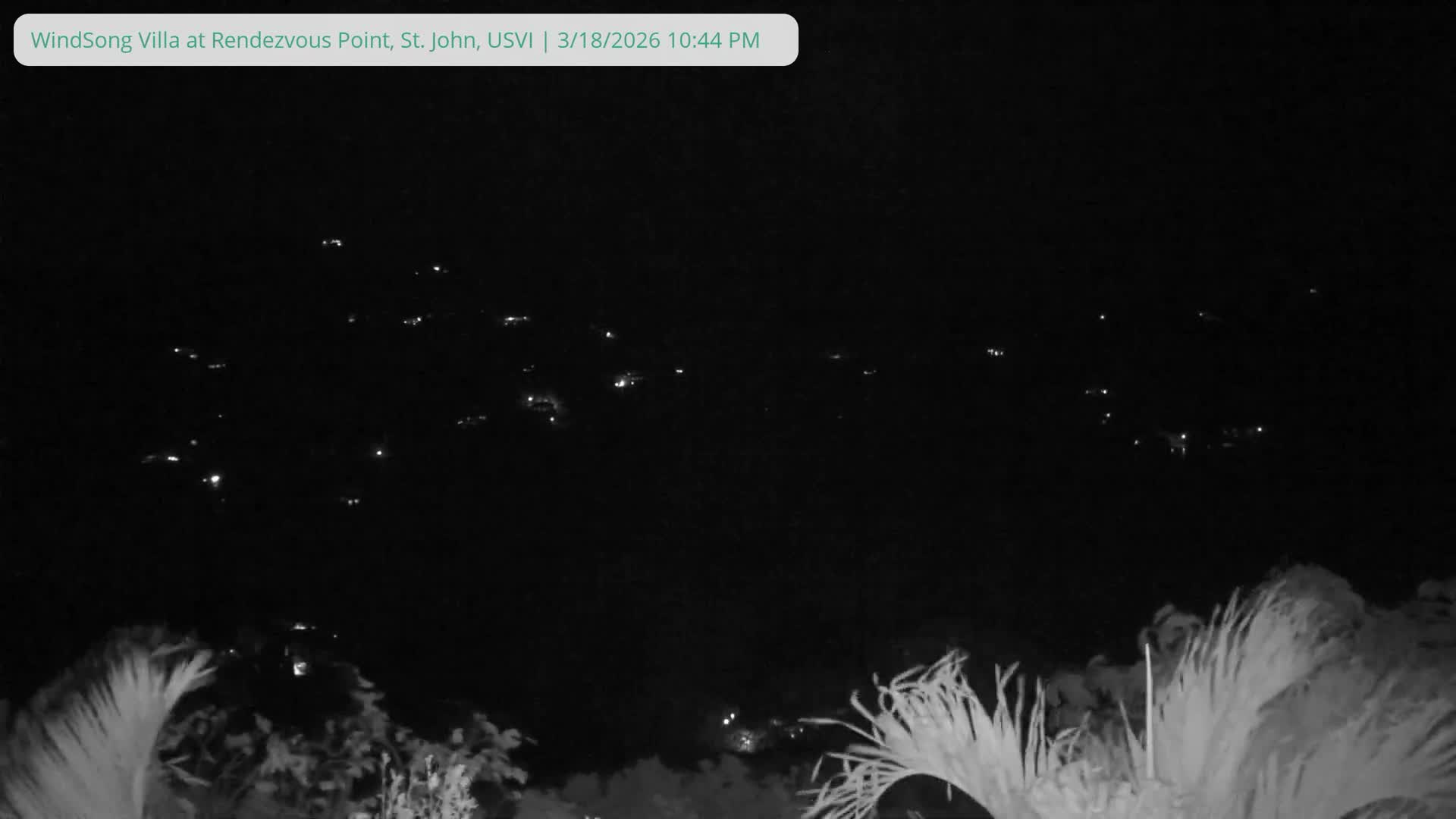 St. John, Fish Bay from Rendezvous and Ditleff Live Cam - Cruz Bay, St. John, United States Virgin Islands, USA