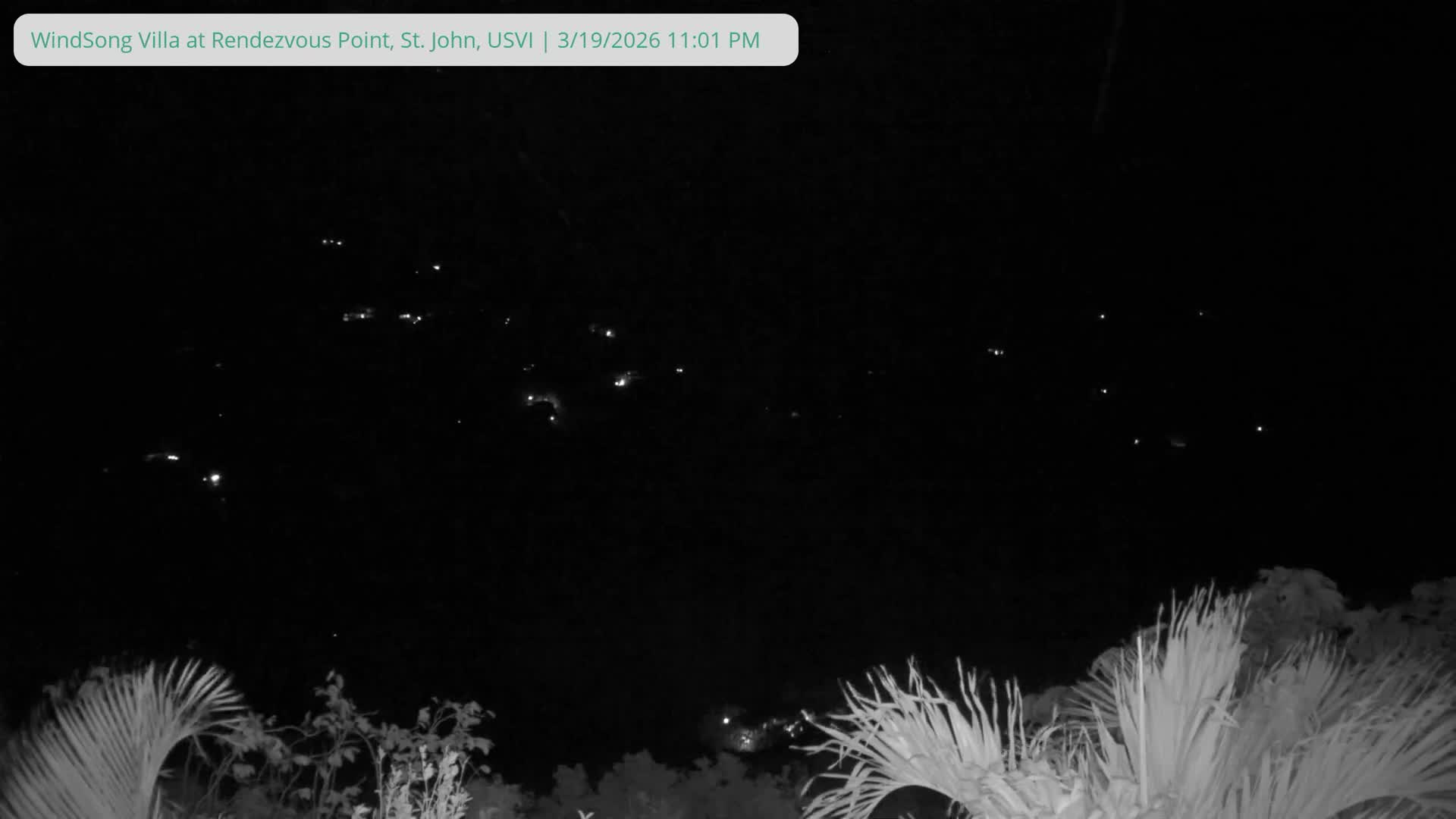 St. John, Fish Bay from Rendezvous and Ditleff Live Cam - Cruz Bay, St. John, United States Virgin Islands, USA