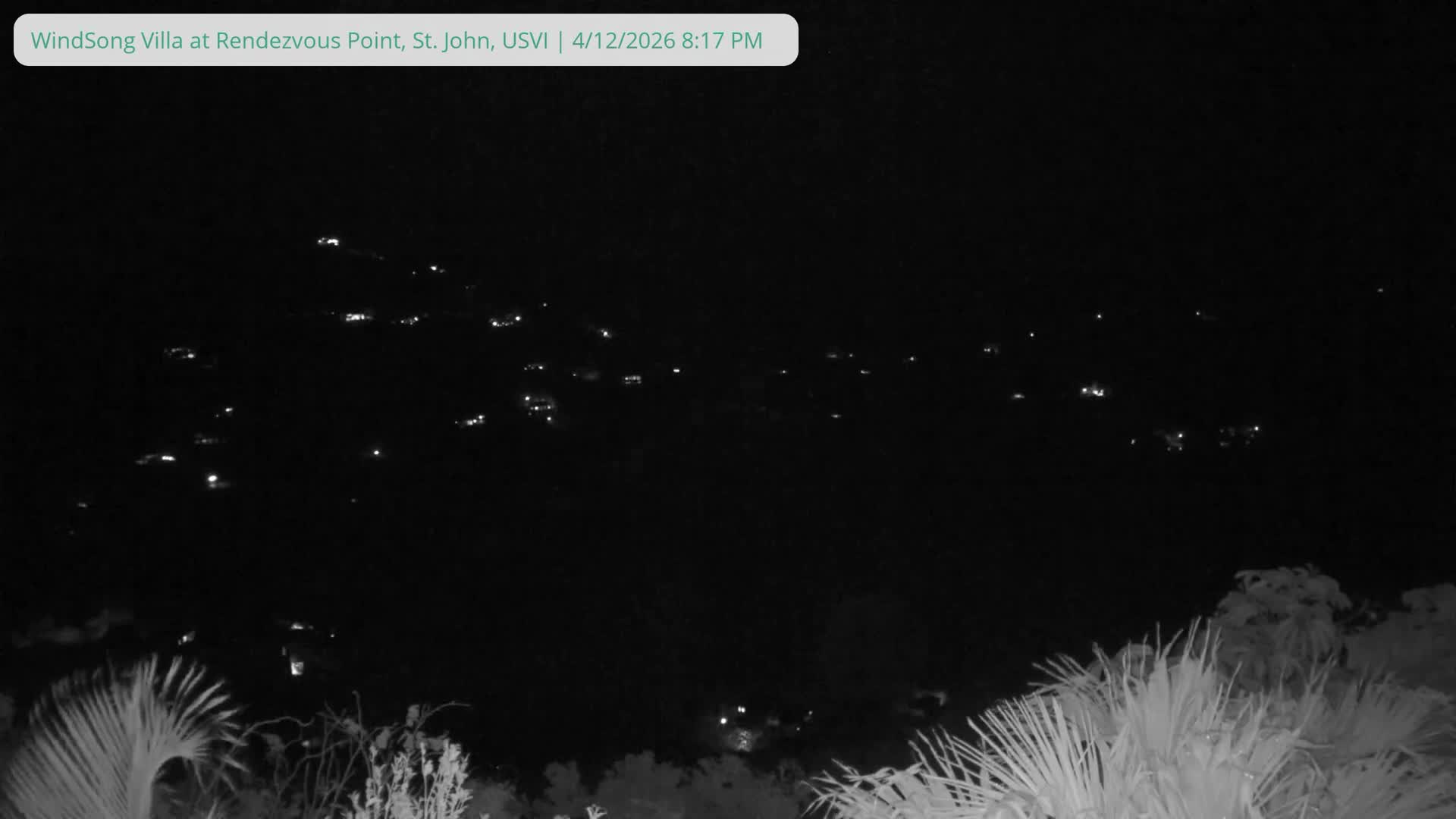 St. John, Fish Bay from Rendezvous and Ditleff Live Cam - Cruz Bay, St. John, United States Virgin Islands, USA