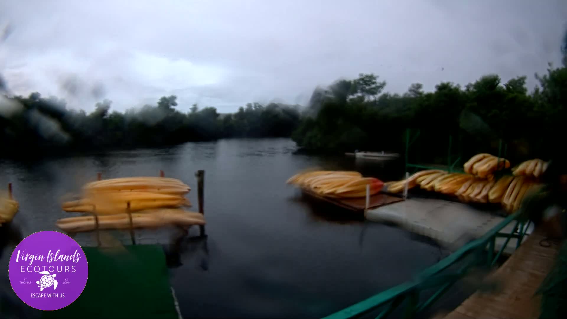 St. Thomas, Bovoni, Mangrove Lagoon Lake Live Cam - Southside, St. Thomas, United States Virgin Islands, USA