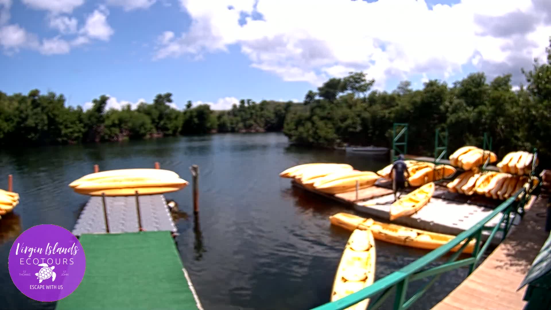 St. Thomas, Bovoni, Mangrove Lagoon Lake Live Cam - Southside, St. Thomas, United States Virgin Islands, USA