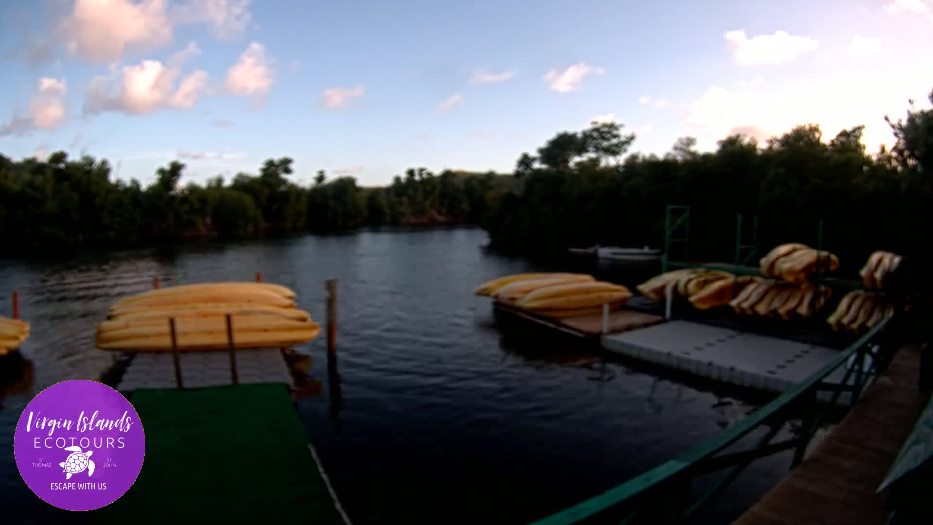 St. Thomas, Bovoni, Mangrove Lagoon Lake Live Cam - Southside, St. Thomas, United States Virgin Islands, USA