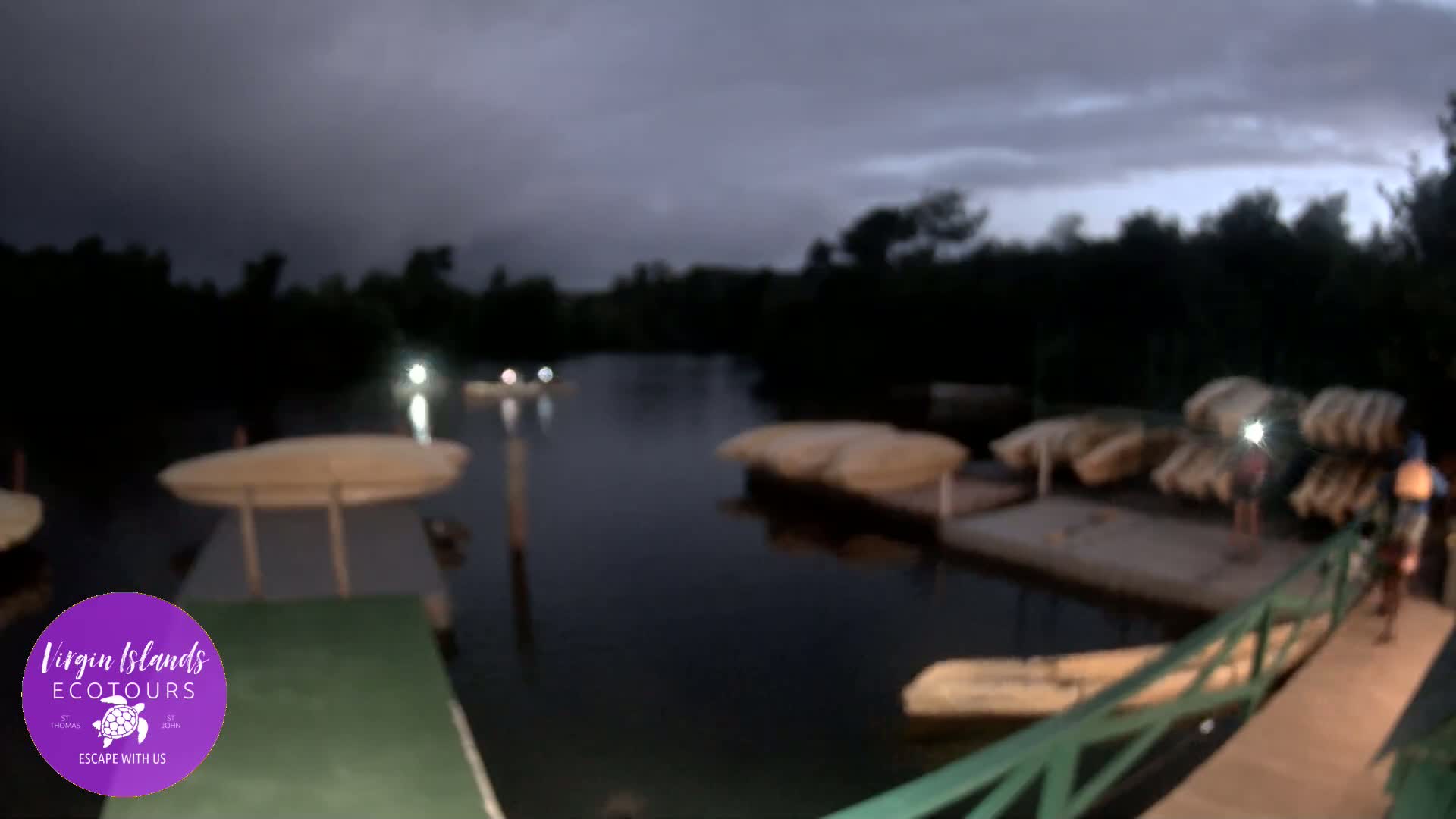 St. Thomas, Bovoni, Mangrove Lagoon Lake Live Cam - Southside, St. Thomas, United States Virgin Islands, USA