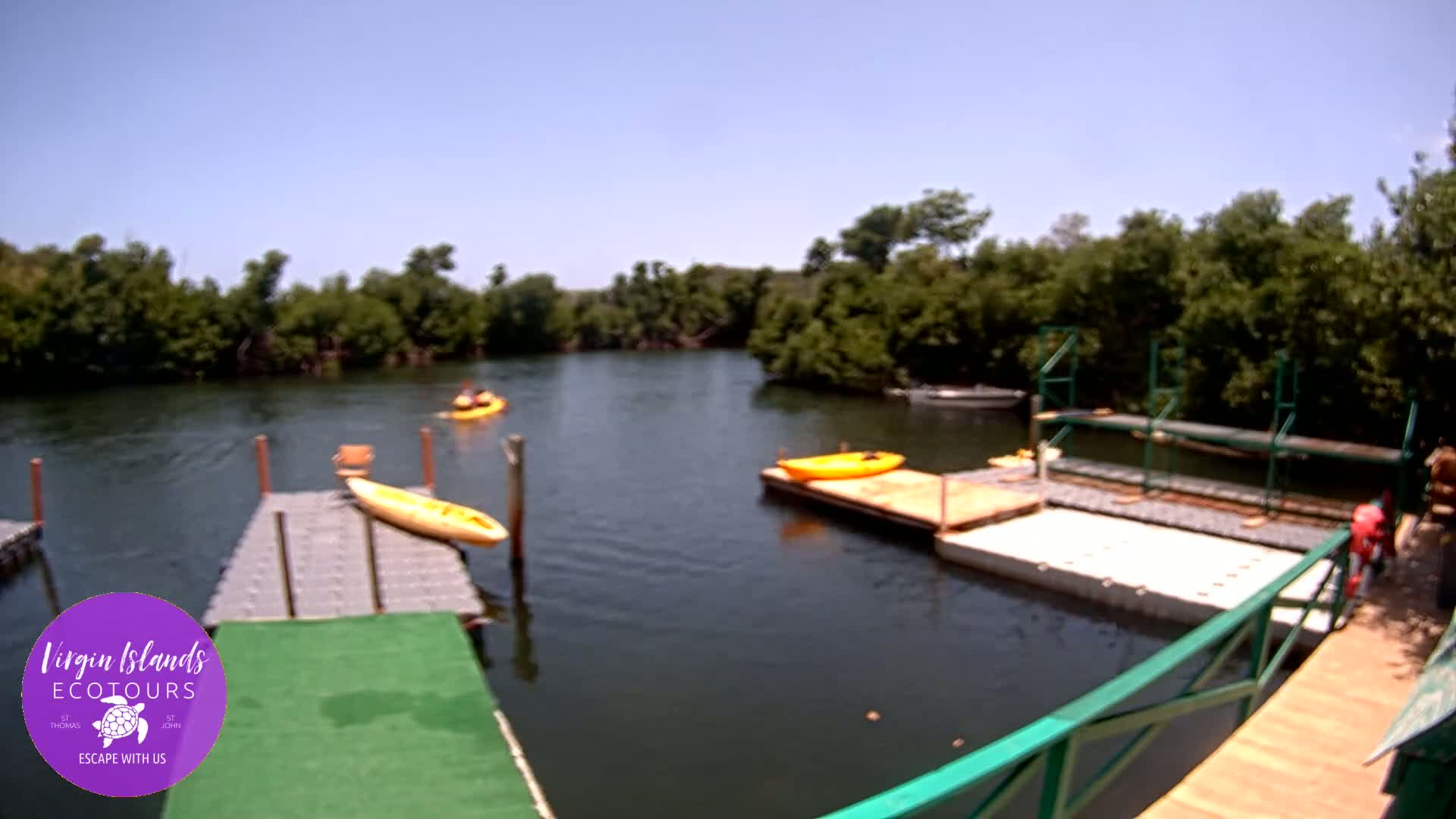 St. Thomas, Bovoni, Mangrove Lagoon Lake Live Cam - Southside, St. Thomas, United States Virgin Islands, USA