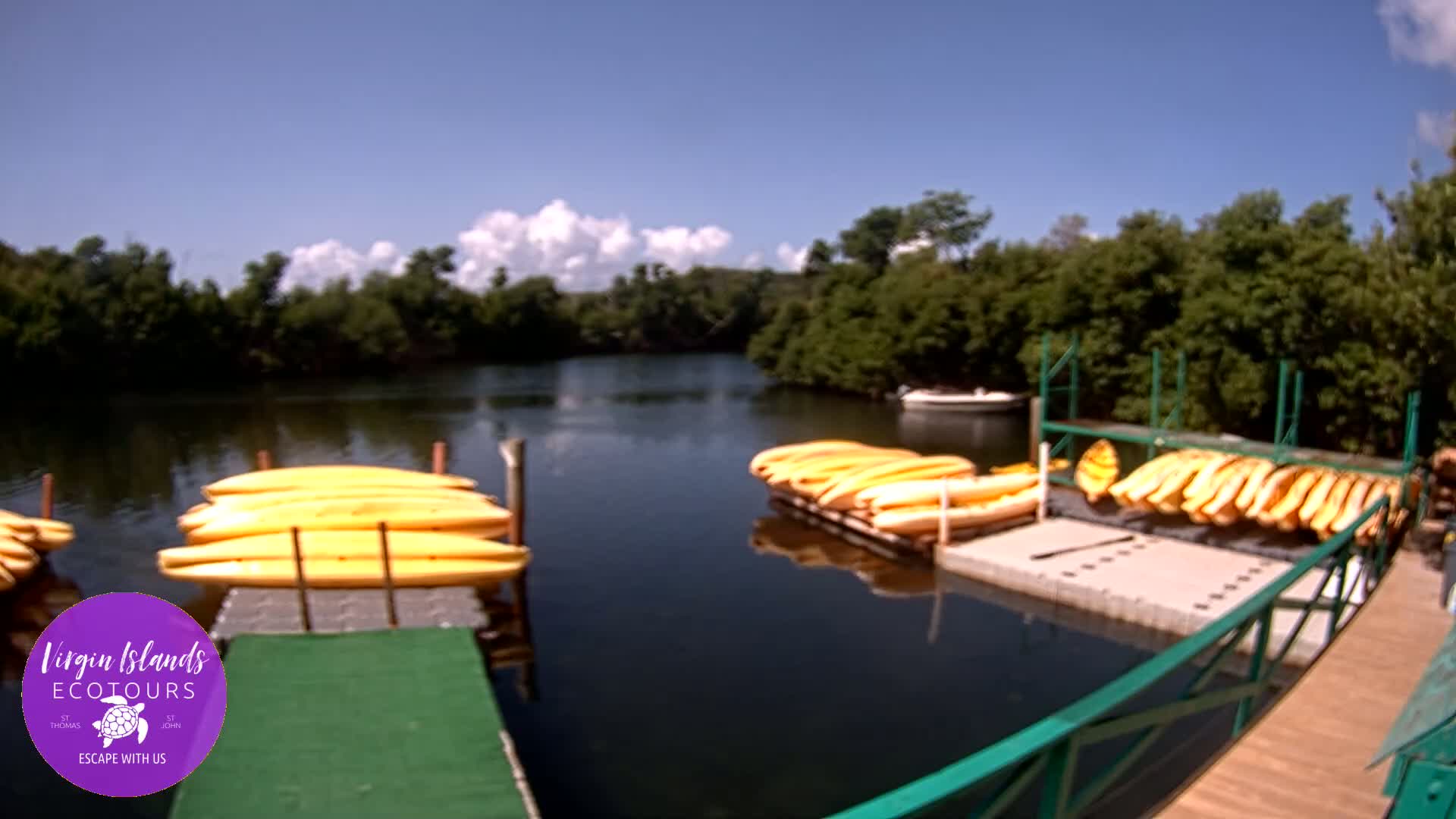 St. Thomas, Bovoni, Mangrove Lagoon Lake Live Cam - Southside, St. Thomas, United States Virgin Islands, USA