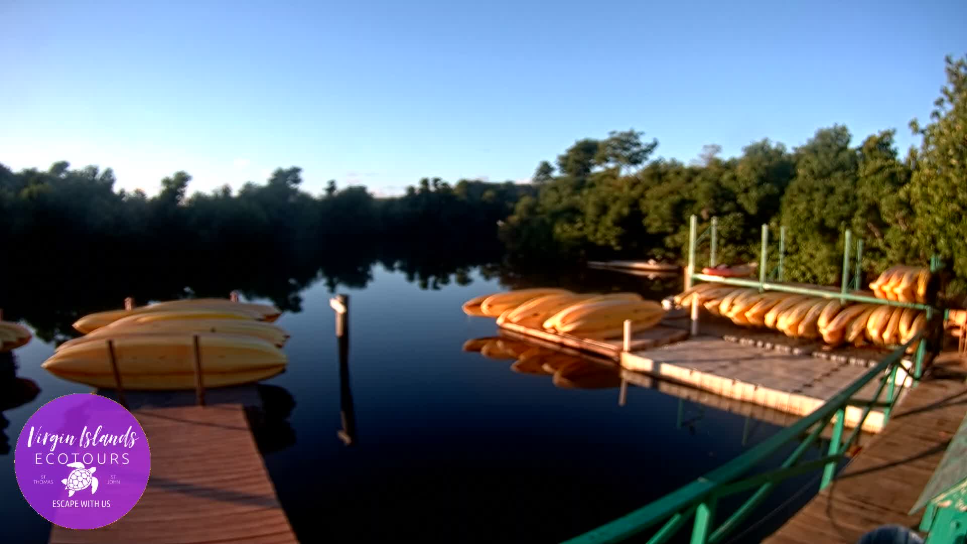 St. Thomas, Bovoni, Mangrove Lagoon Lake Live Cam - Southside, St. Thomas, United States Virgin Islands, USA