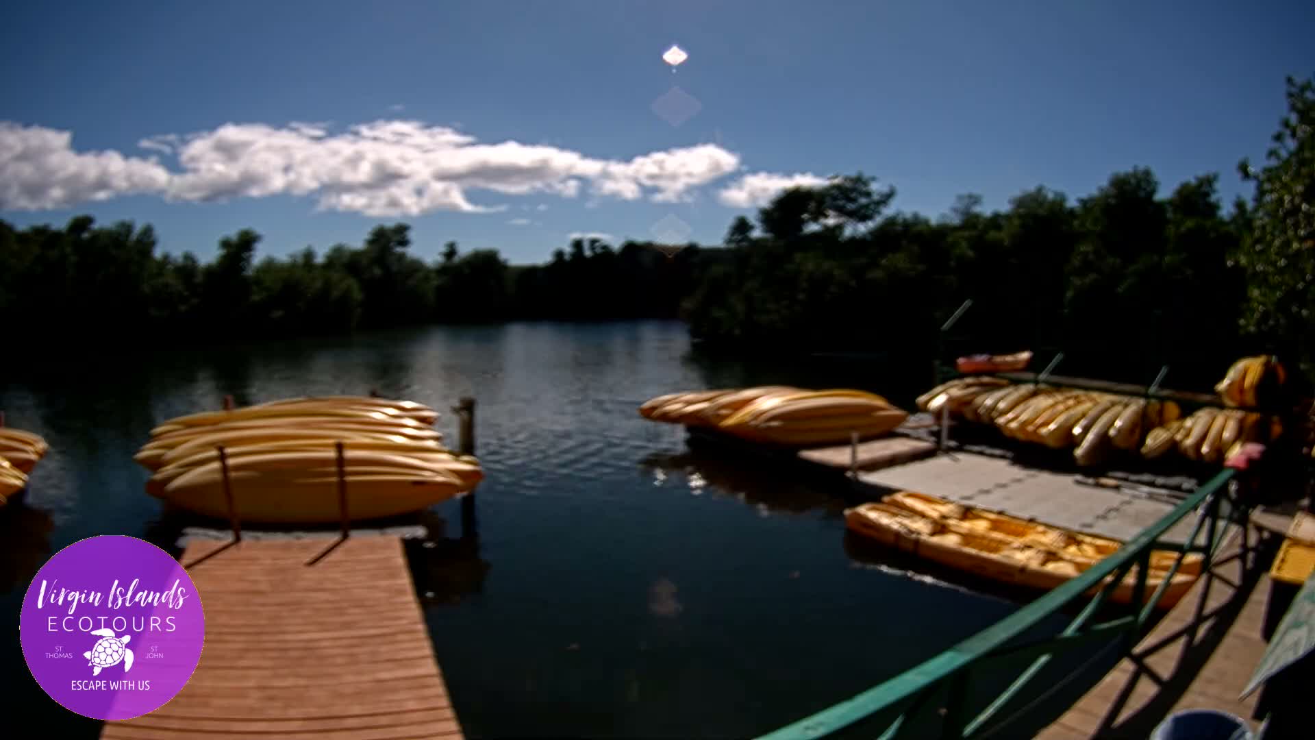 St. Thomas, Bovoni, Mangrove Lagoon Lake Live Cam - Southside, St. Thomas, United States Virgin Islands, USA