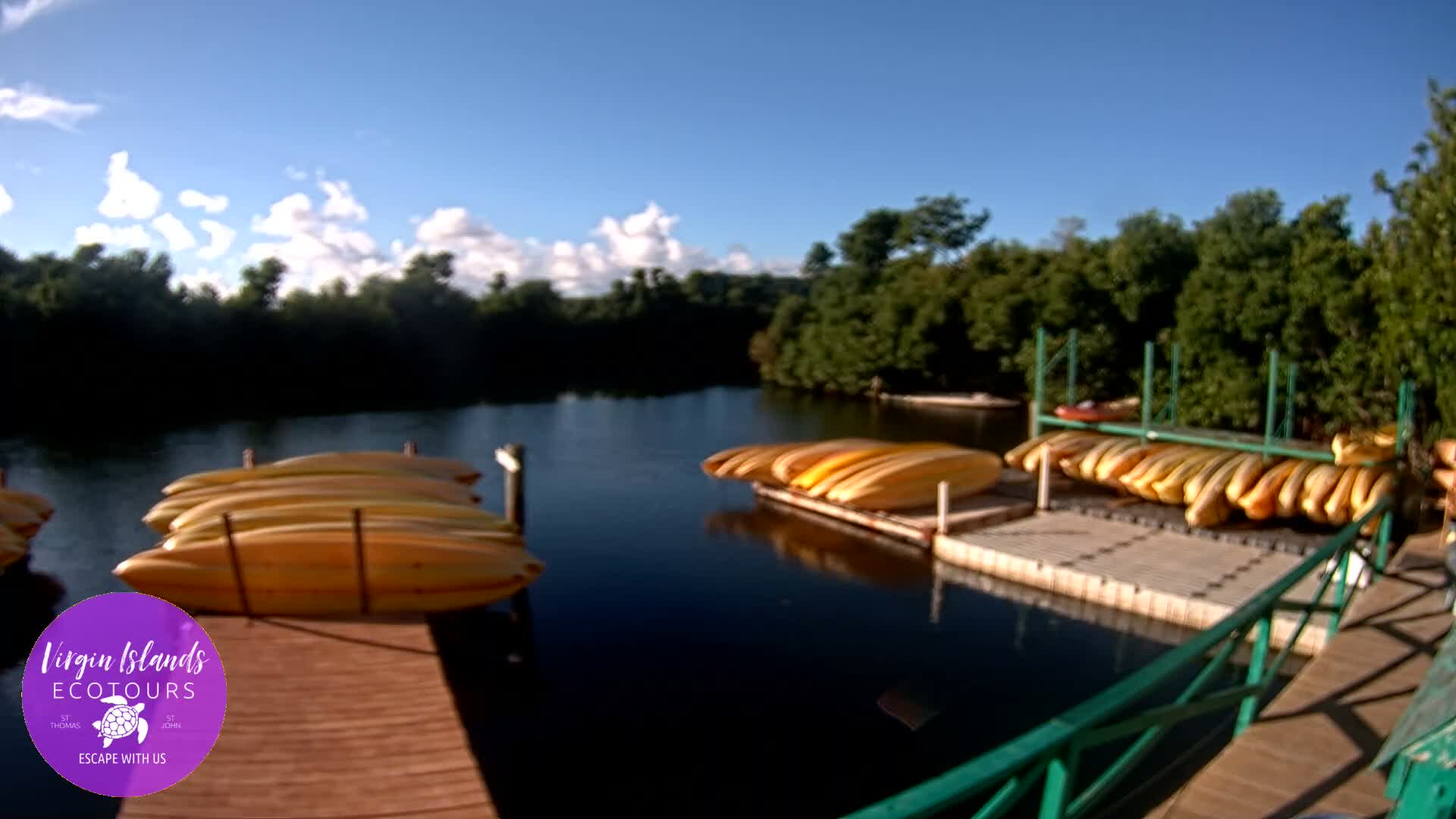 St. Thomas, Bovoni, Mangrove Lagoon Lake Live Cam - Southside, St. Thomas, United States Virgin Islands, USA