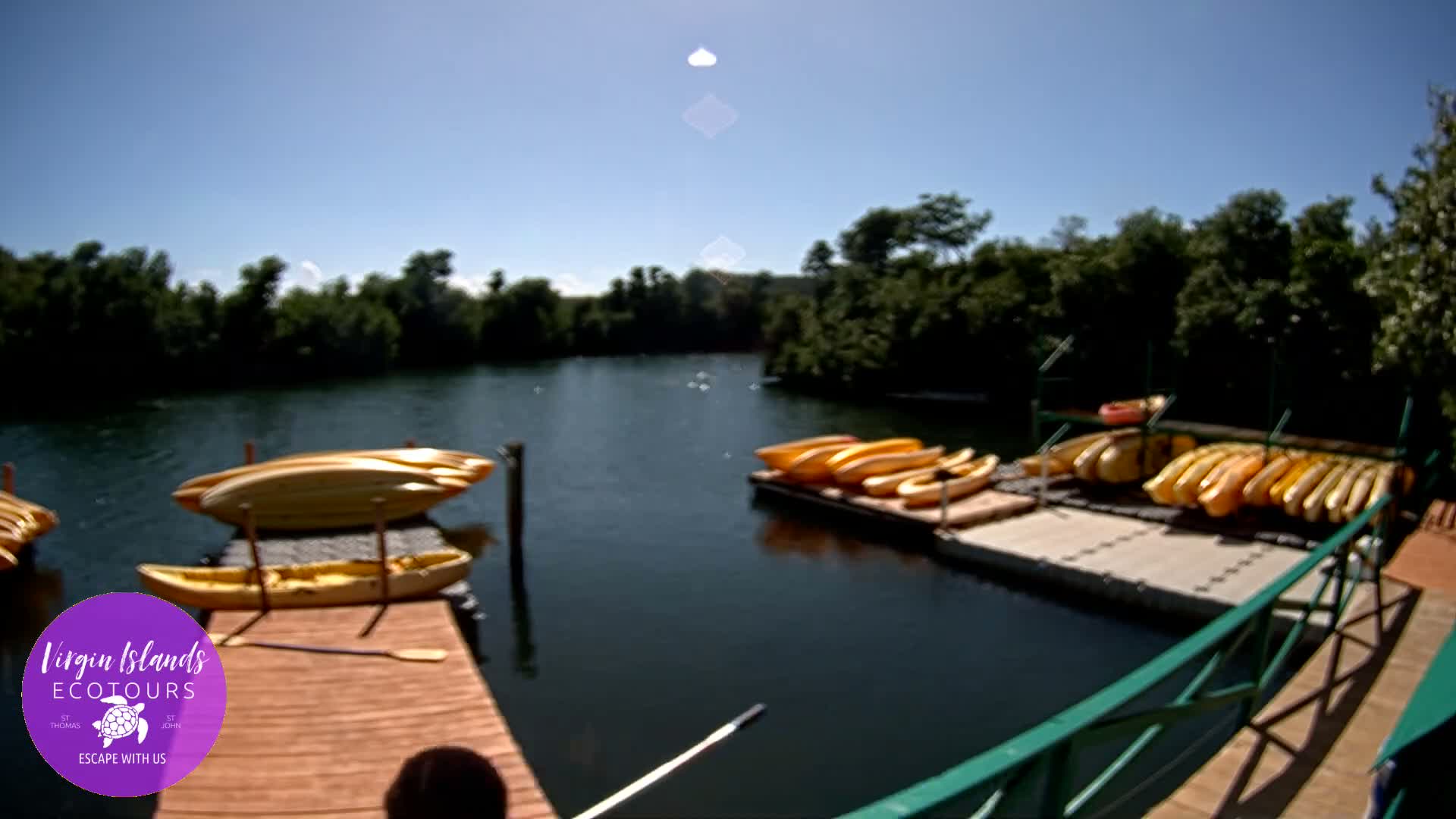 St. Thomas, Bovoni, Mangrove Lagoon Lake Live Cam - Southside, St. Thomas, United States Virgin Islands, USA