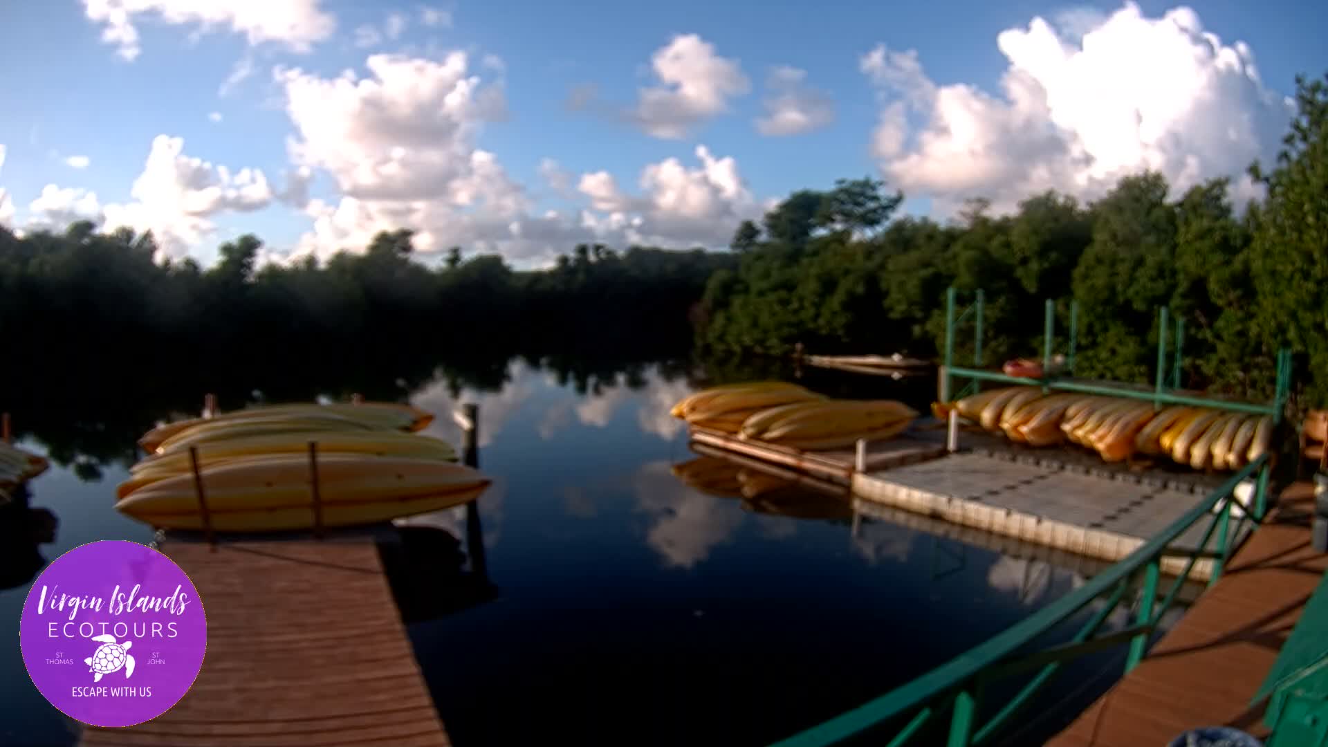 St. Thomas, Bovoni, Mangrove Lagoon Lake Live Cam - Southside, St. Thomas, United States Virgin Islands, USA