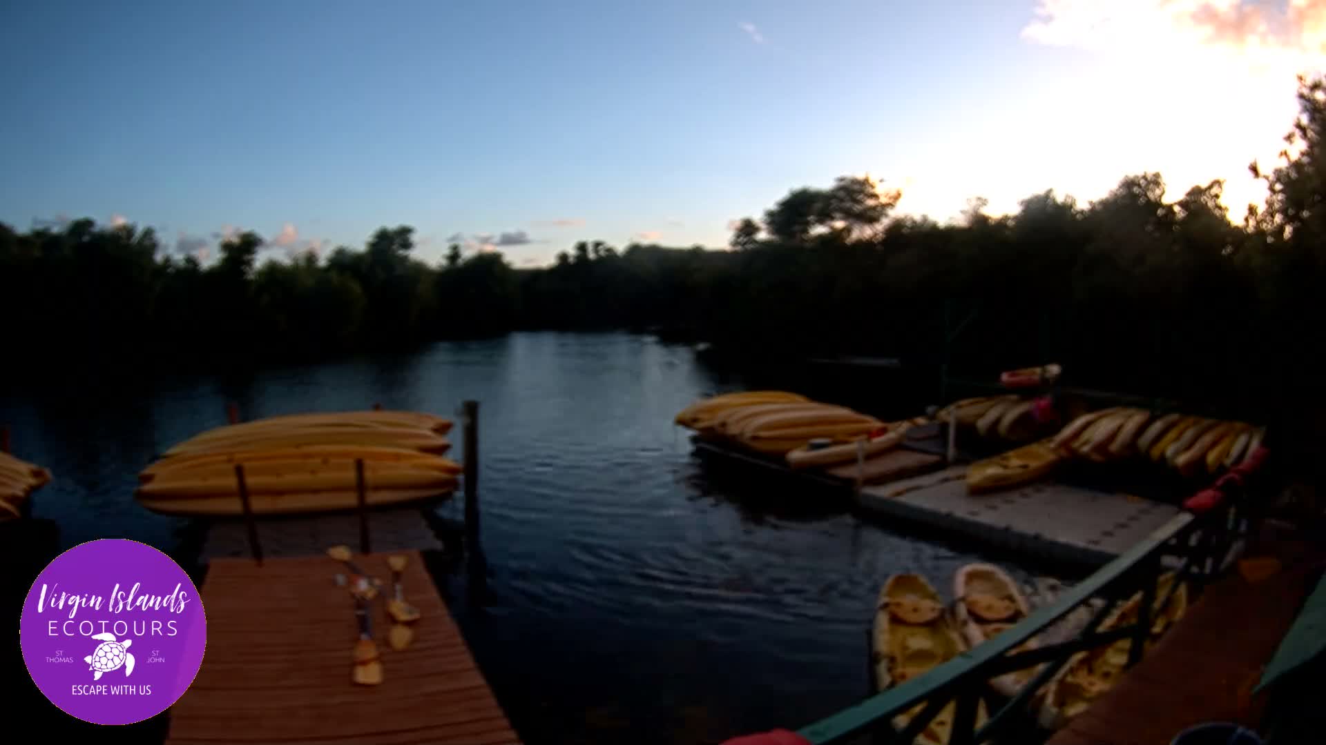 St. Thomas, Bovoni, Mangrove Lagoon Lake Live Cam - Southside, St. Thomas, United States Virgin Islands, USA