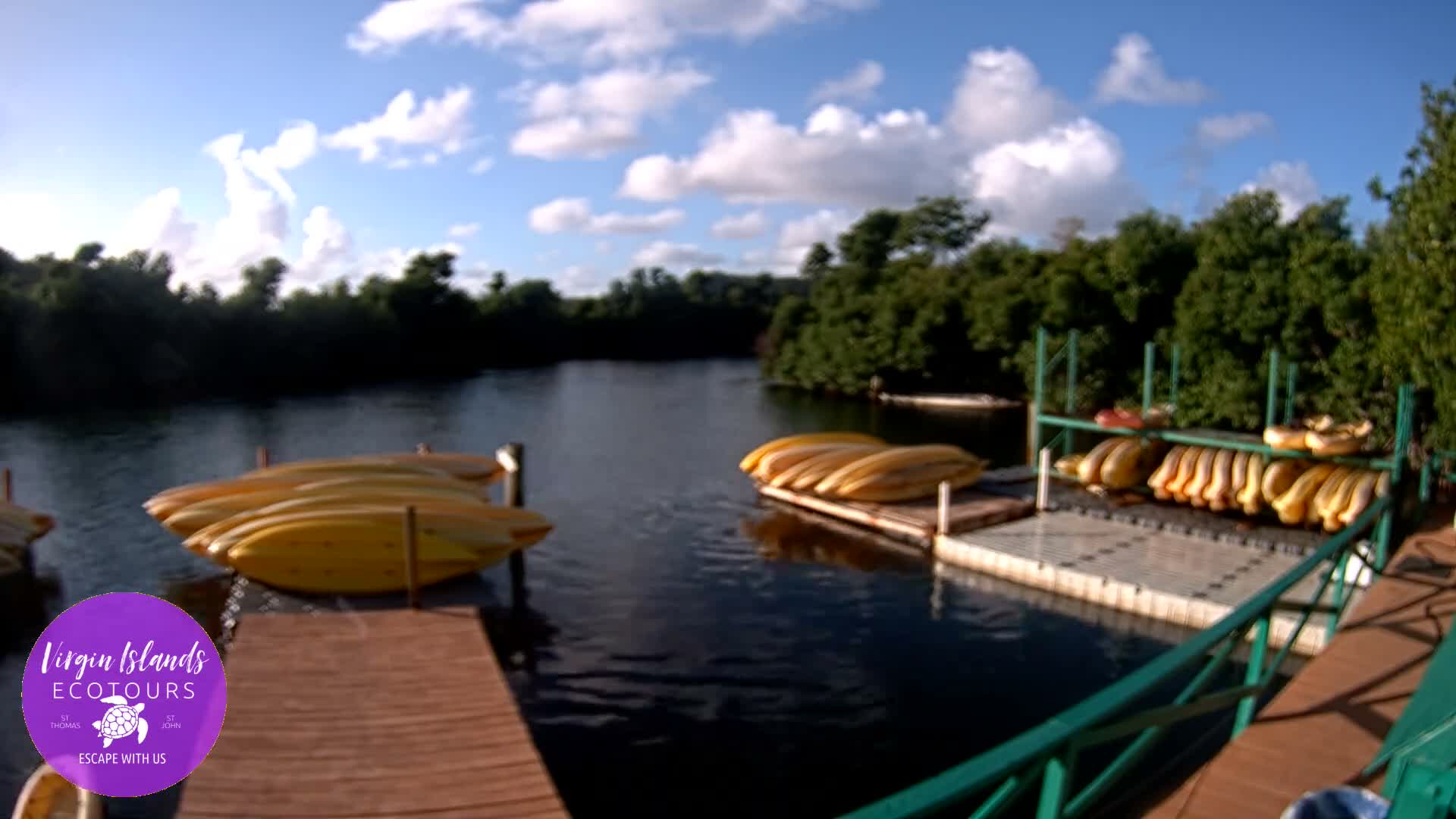 St. Thomas, Bovoni, Mangrove Lagoon Lake Live Cam - Southside, St. Thomas, United States Virgin Islands, USA
