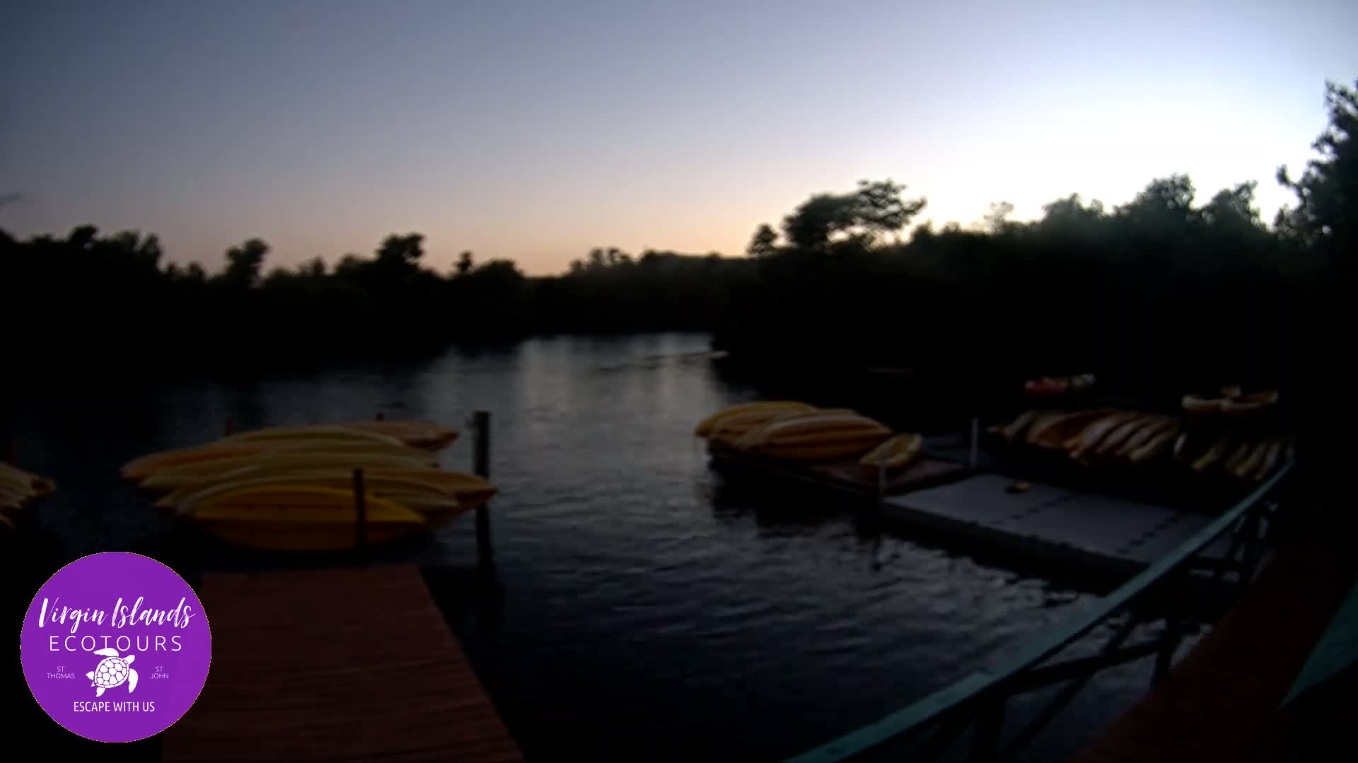 St. Thomas, Bovoni, Mangrove Lagoon Lake Live Cam - Southside, St. Thomas, United States Virgin Islands, USA