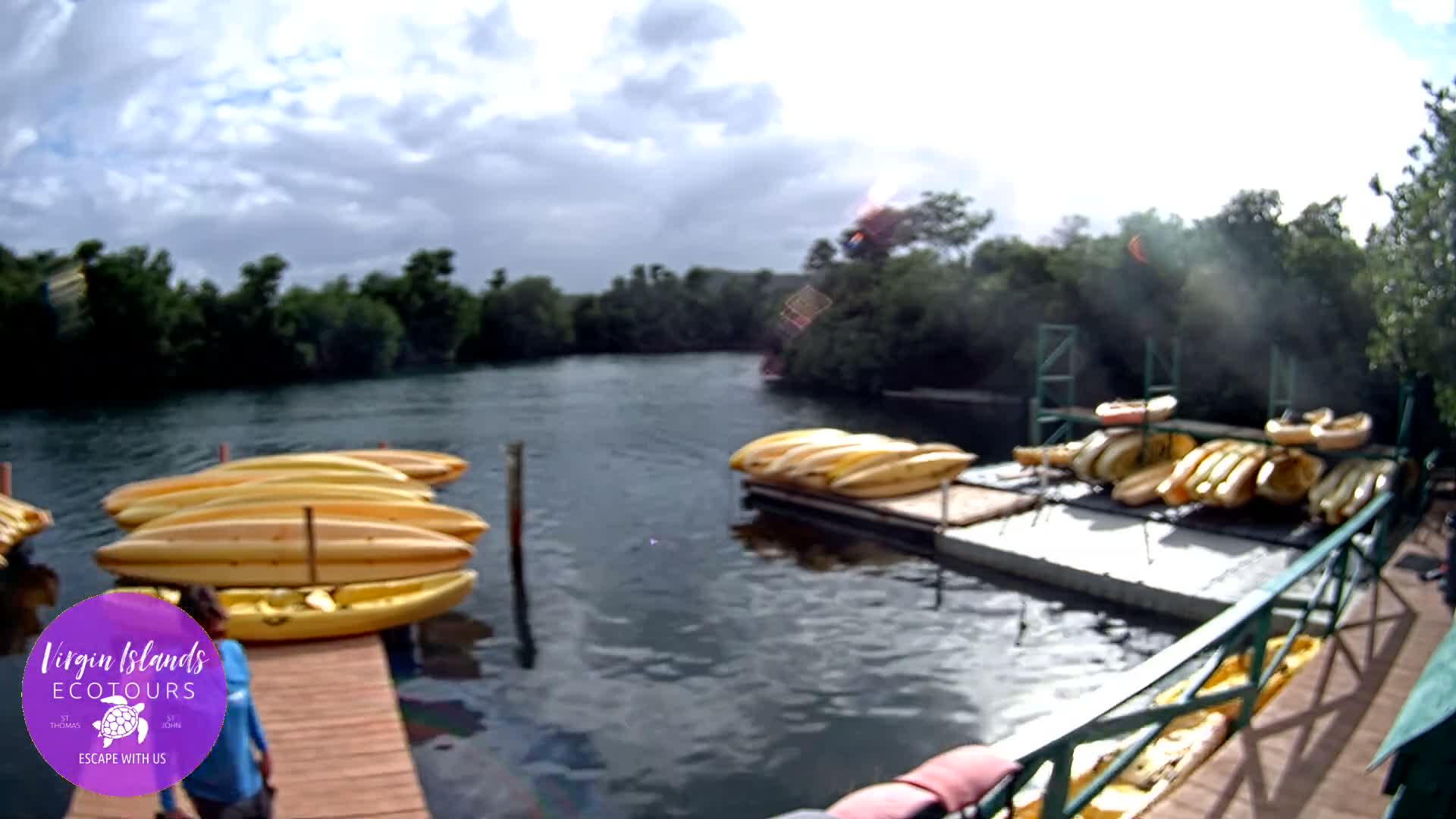 St. Thomas, Bovoni, Mangrove Lagoon Lake Live Cam - Southside, St. Thomas, United States Virgin Islands, USA