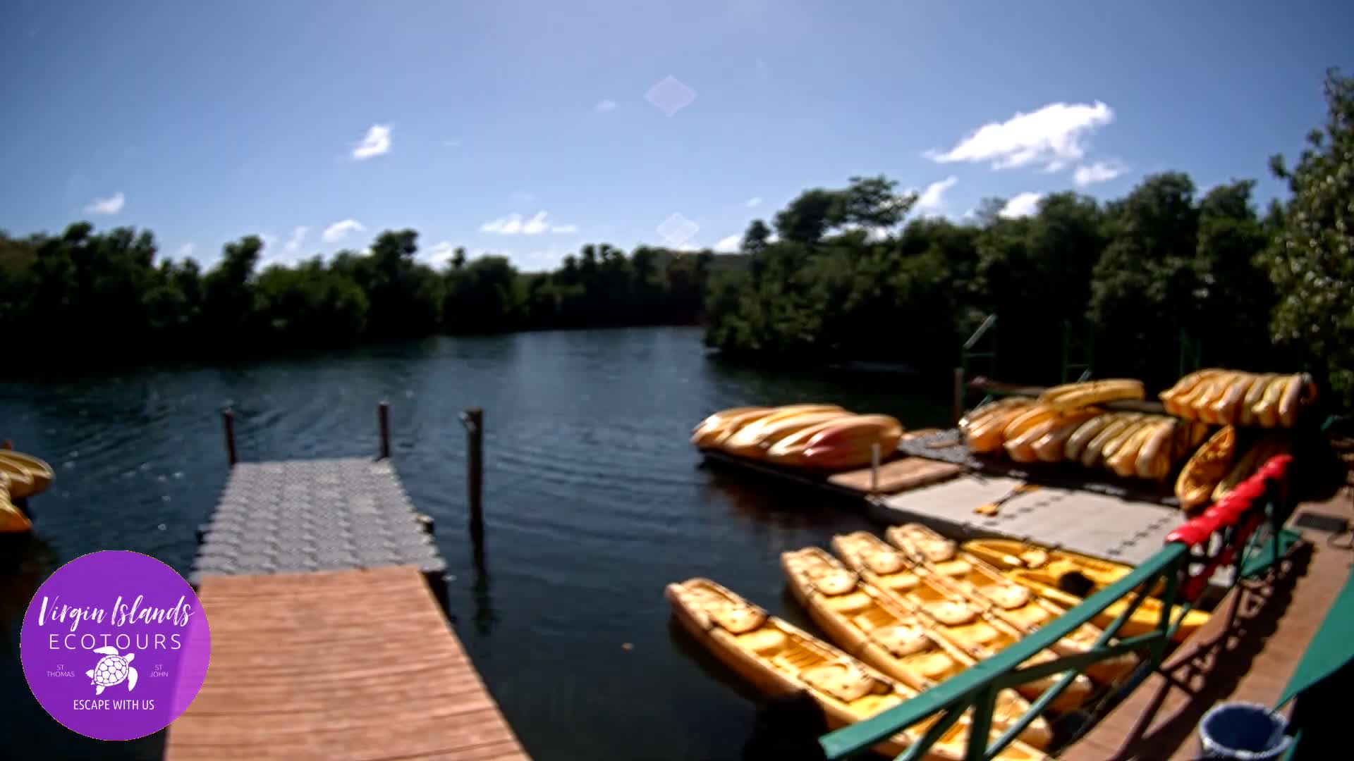 St. Thomas, Bovoni, Mangrove Lagoon Lake Live Cam - Southside, St. Thomas, United States Virgin Islands, USA