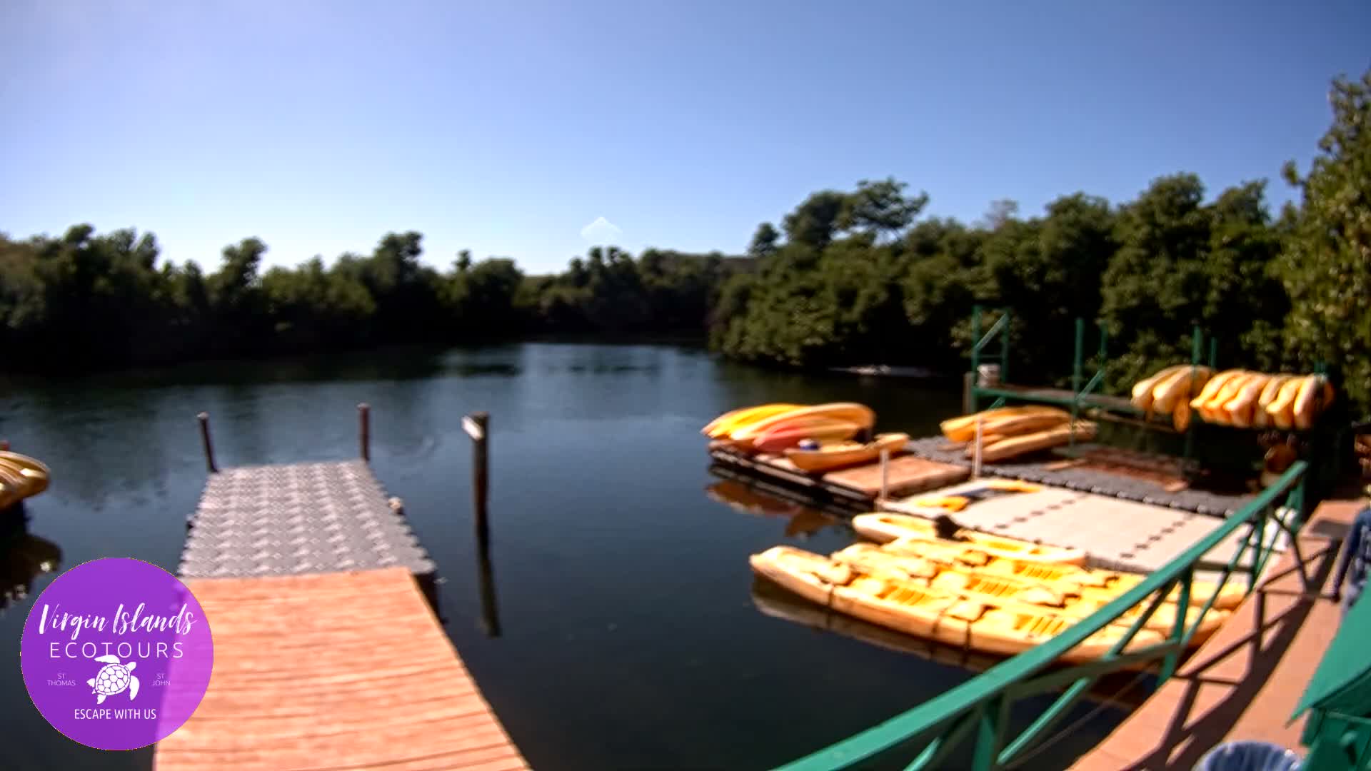 St. Thomas, Bovoni, Mangrove Lagoon Lake Live Cam - Southside, St. Thomas, United States Virgin Islands, USA