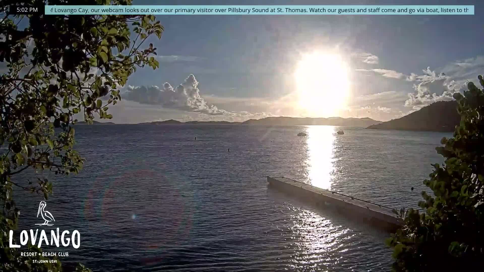 U.S Virgin Island, Lovango Cay Port Live Cam - Lovango Cay, Cruz Bay, St. John, United States Virgin Islands, USA