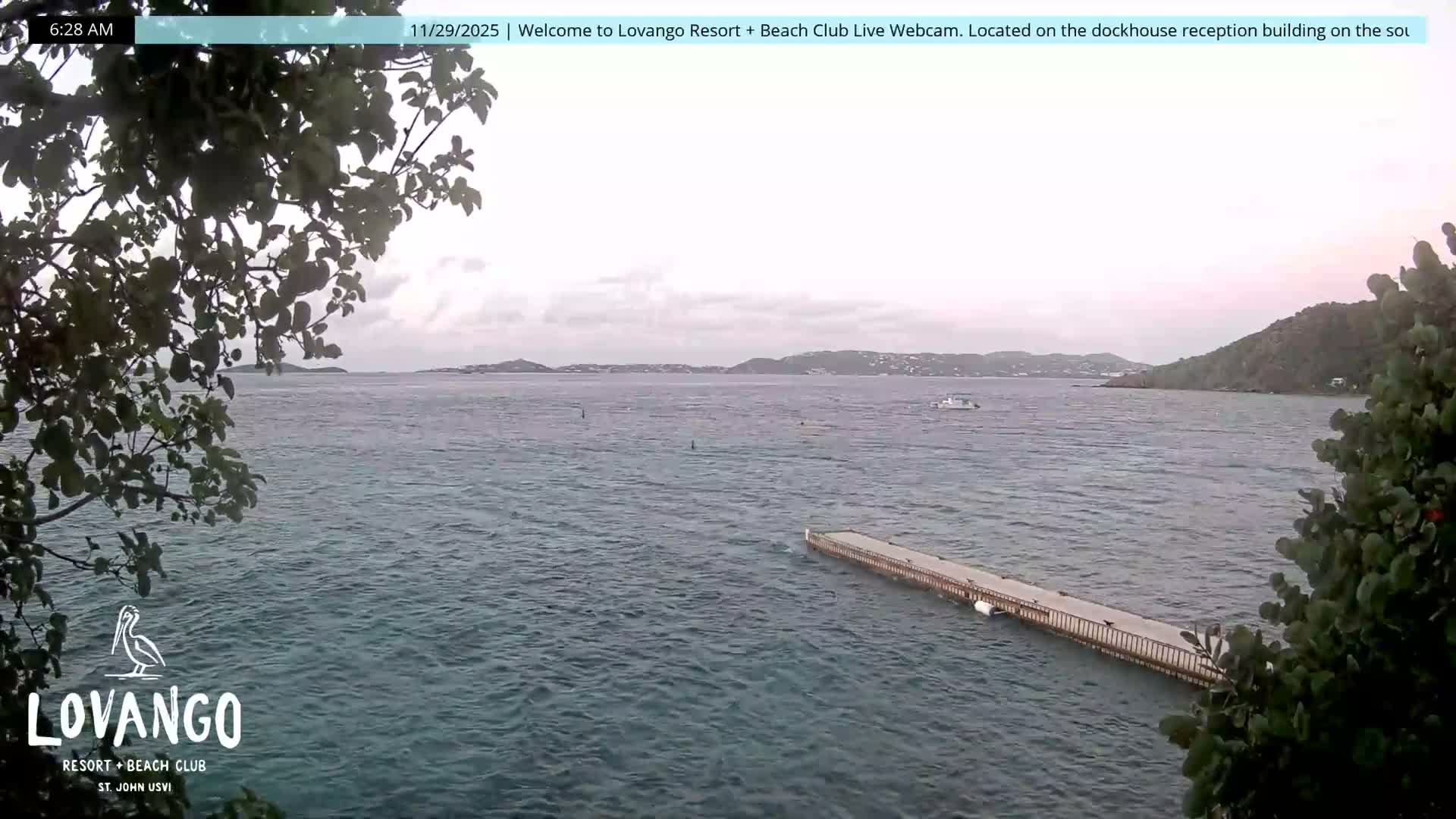 U.S Virgin Island, Lovango Cay Port Live Cam - Lovango Cay, Cruz Bay, St. John, United States Virgin Islands, USA