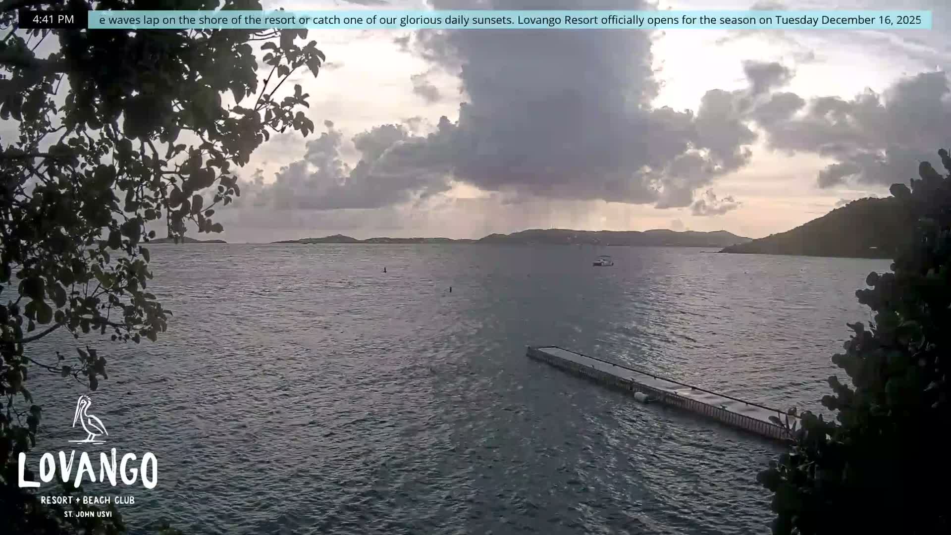 U.S Virgin Island, Lovango Cay Port Live Cam - Lovango Cay, Cruz Bay, St. John, United States Virgin Islands, USA