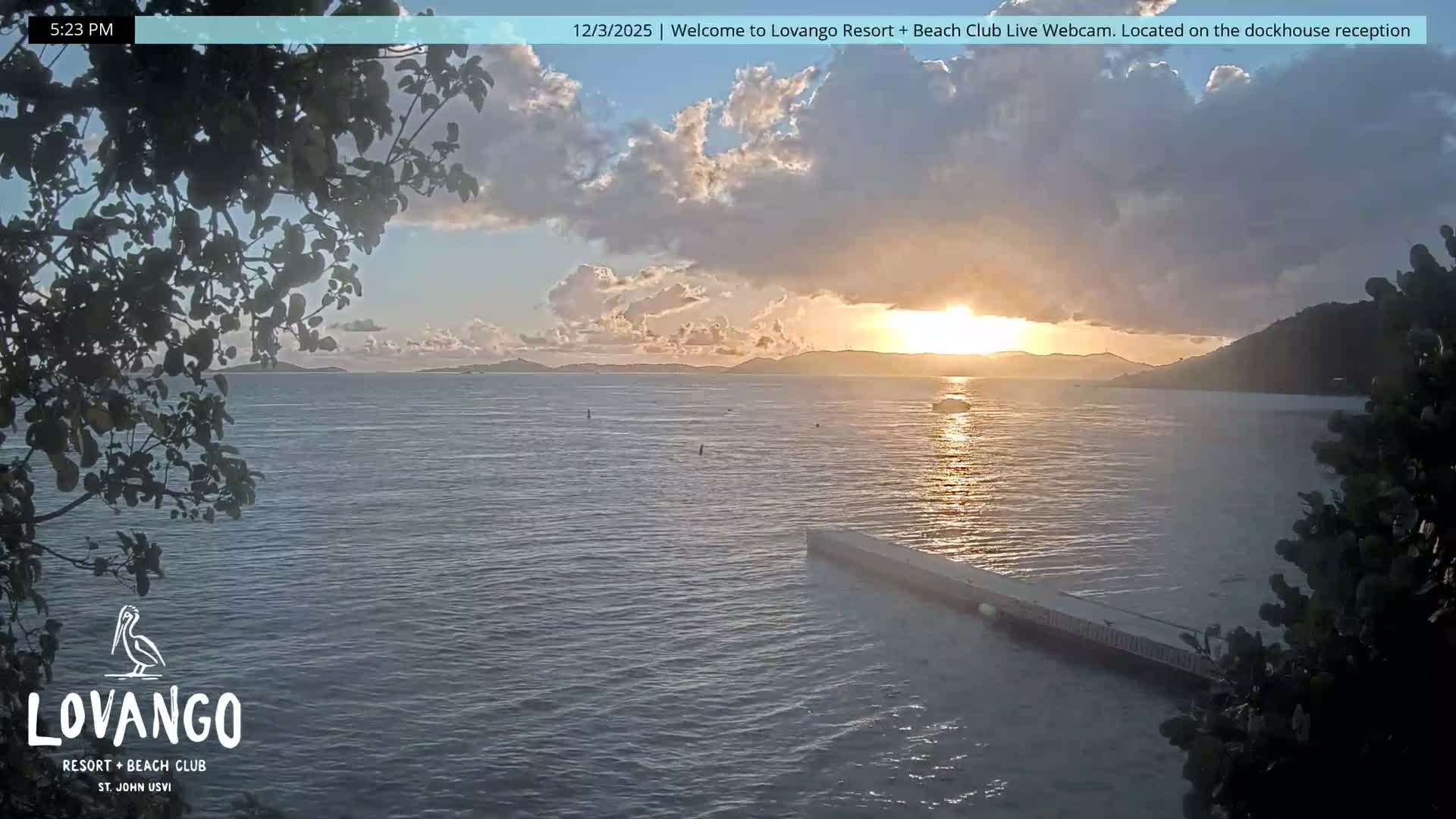 U.S Virgin Island, Lovango Cay Port Live Cam - Lovango Cay, Cruz Bay, St. John, United States Virgin Islands, USA
