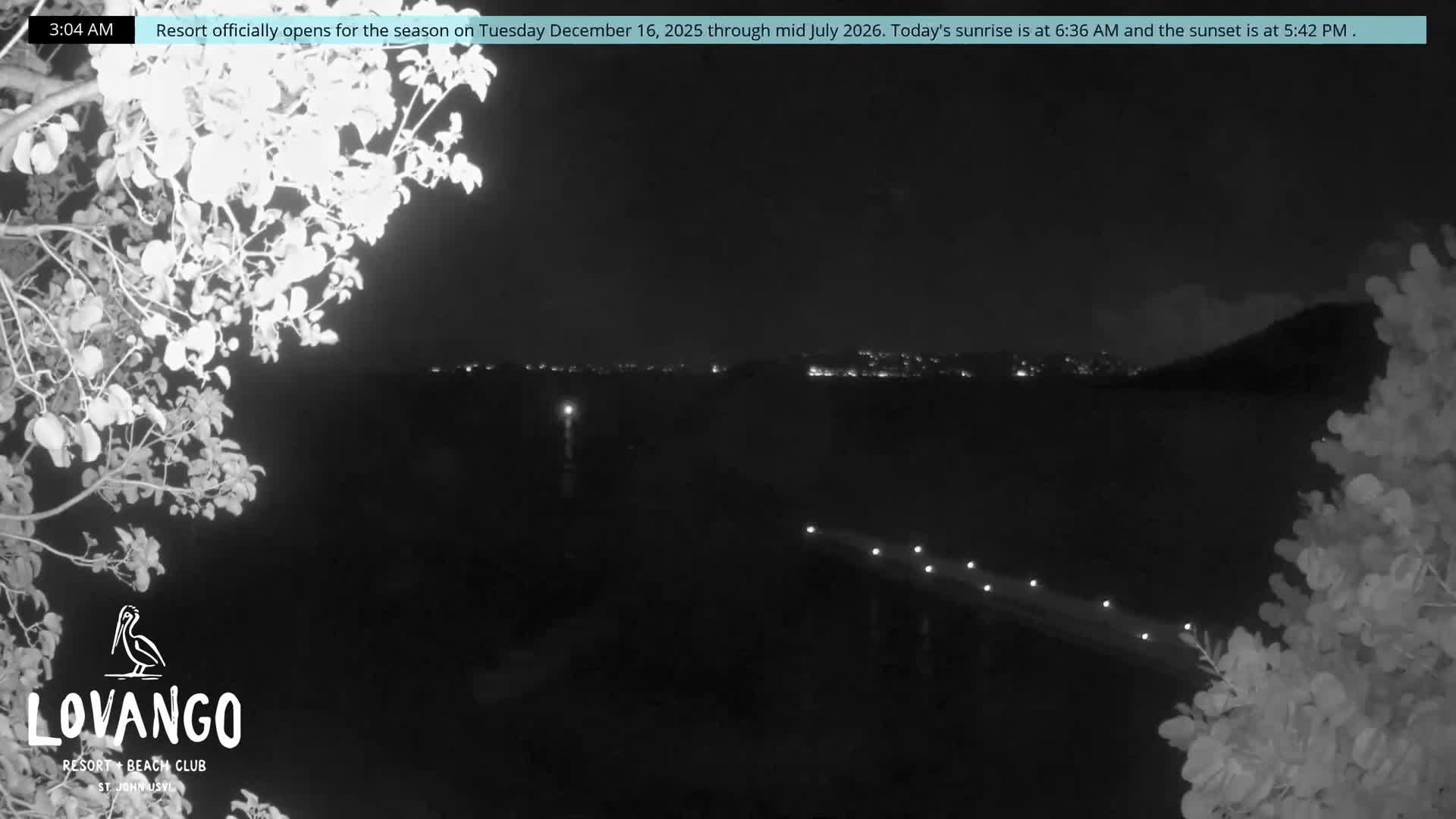 U.S Virgin Island, Lovango Cay Port Live Cam - Lovango Cay, Cruz Bay, St. John, United States Virgin Islands, USA