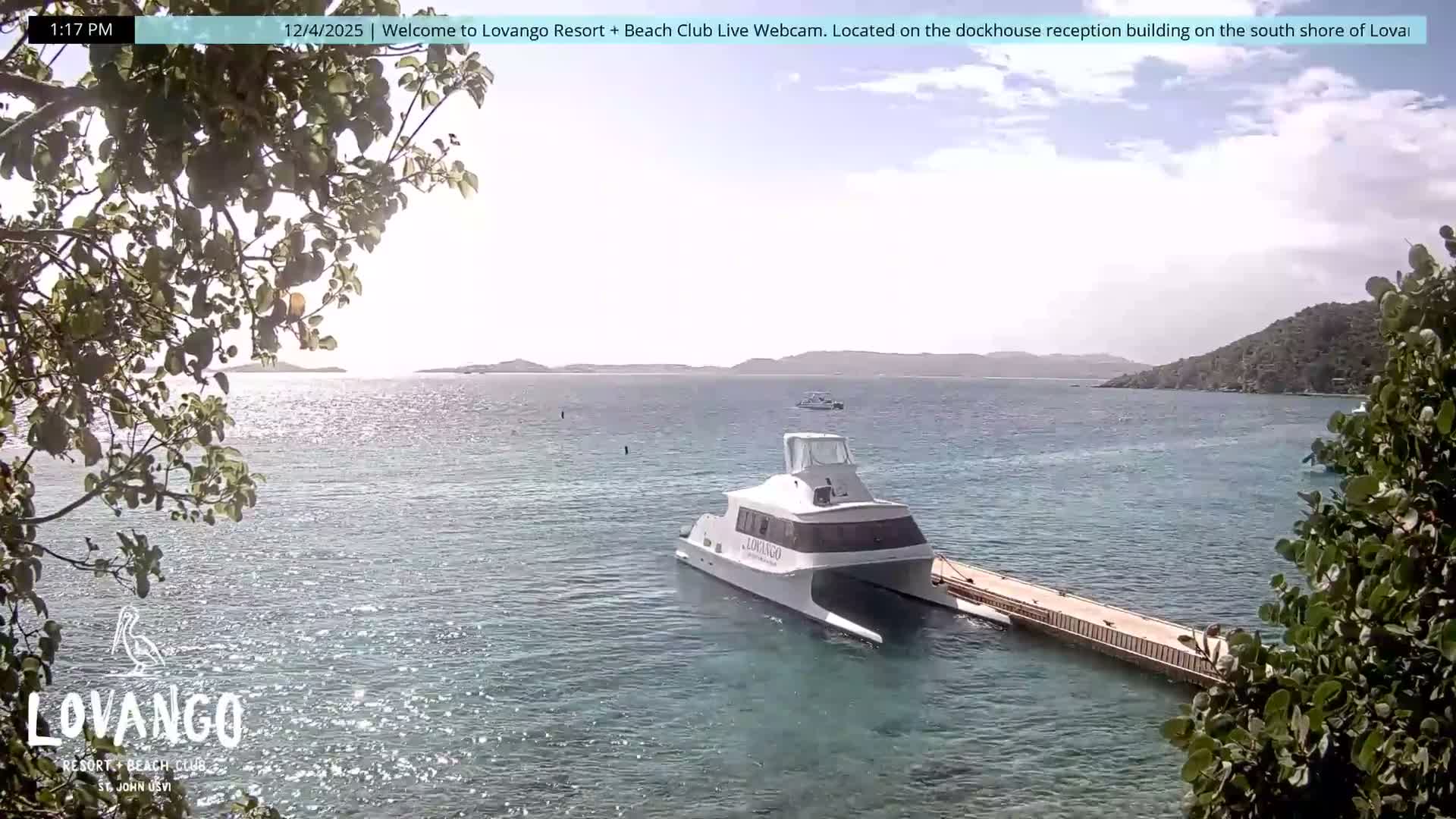 U.S Virgin Island, Lovango Cay Port Live Cam - Lovango Cay, Cruz Bay, St. John, United States Virgin Islands, USA