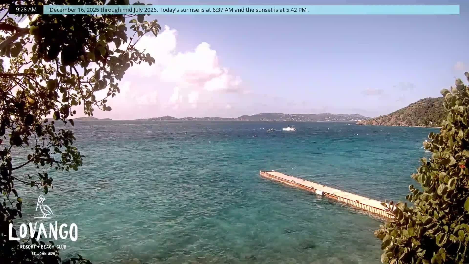 U.S Virgin Island, Lovango Cay Port Live Cam - Lovango Cay, Cruz Bay, St. John, United States Virgin Islands, USA