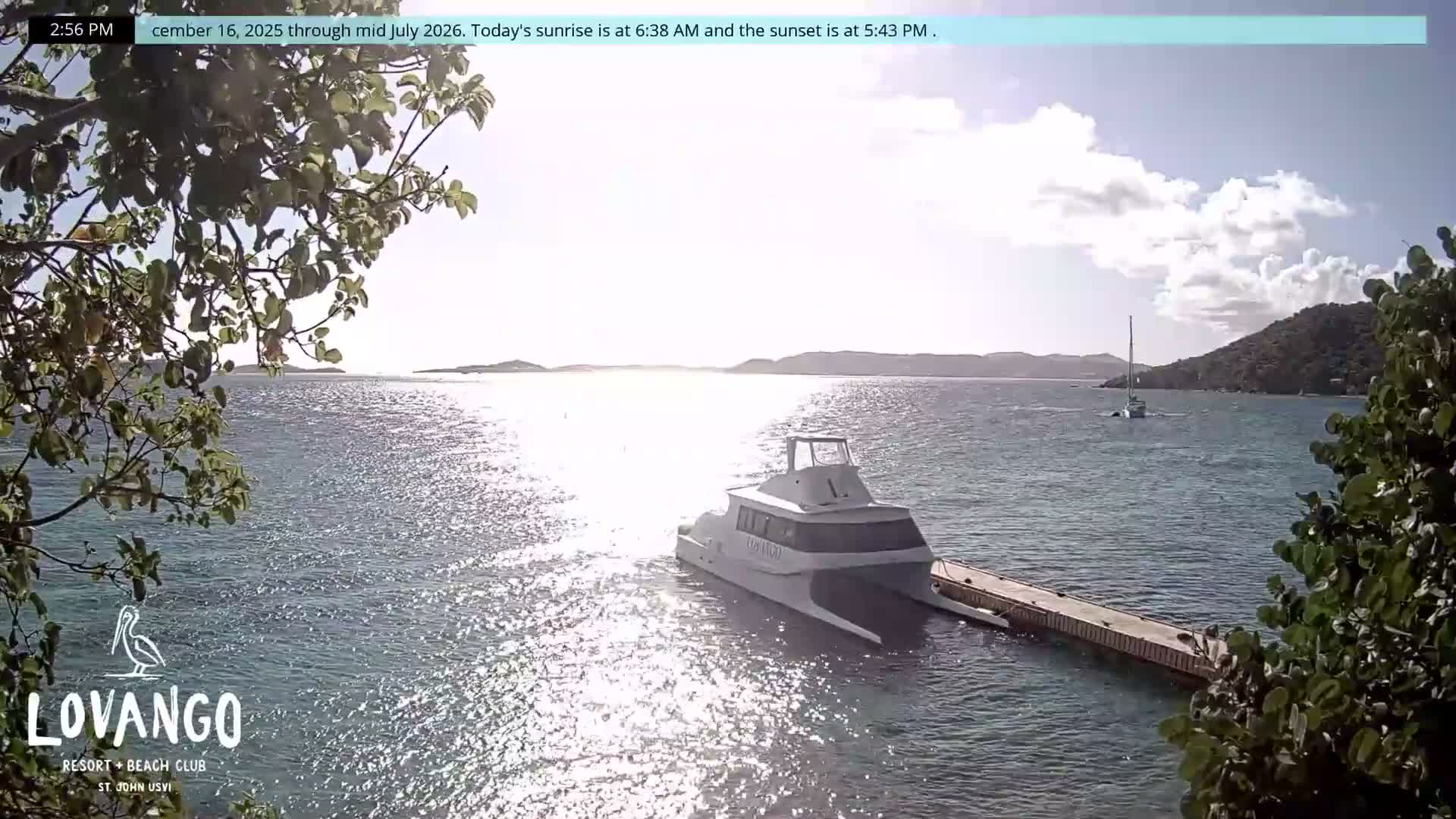 U.S Virgin Island, Lovango Cay Port Live Cam - Lovango Cay, Cruz Bay, St. John, United States Virgin Islands, USA