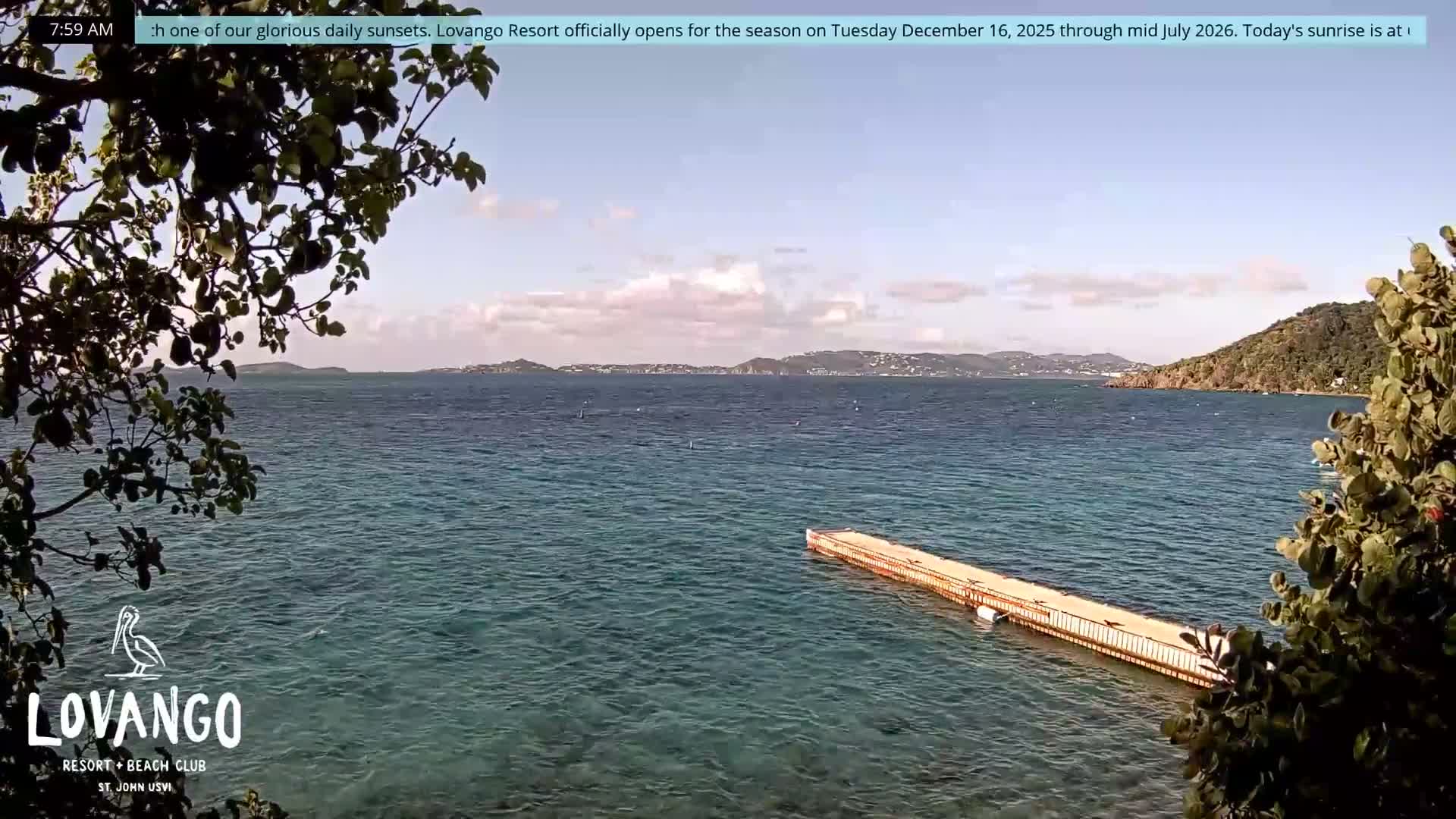U.S Virgin Island, Lovango Cay Port Live Cam - Lovango Cay, Cruz Bay, St. John, United States Virgin Islands, USA