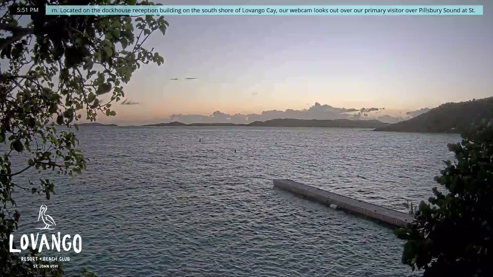 U.S Virgin Island, Lovango Cay Port Live Cam - Lovango Cay, Cruz Bay, St. John, United States Virgin Islands, USA