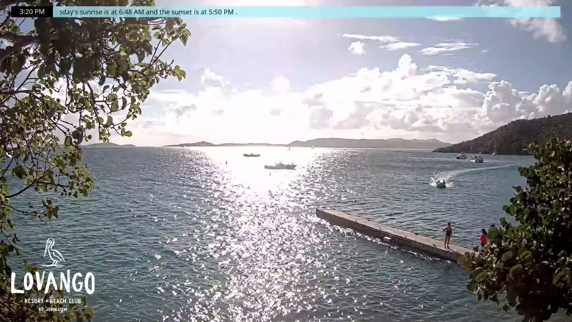 U.S Virgin Island, Lovango Cay Port Live Cam - Lovango Cay, Cruz Bay, St. John, United States Virgin Islands, USA