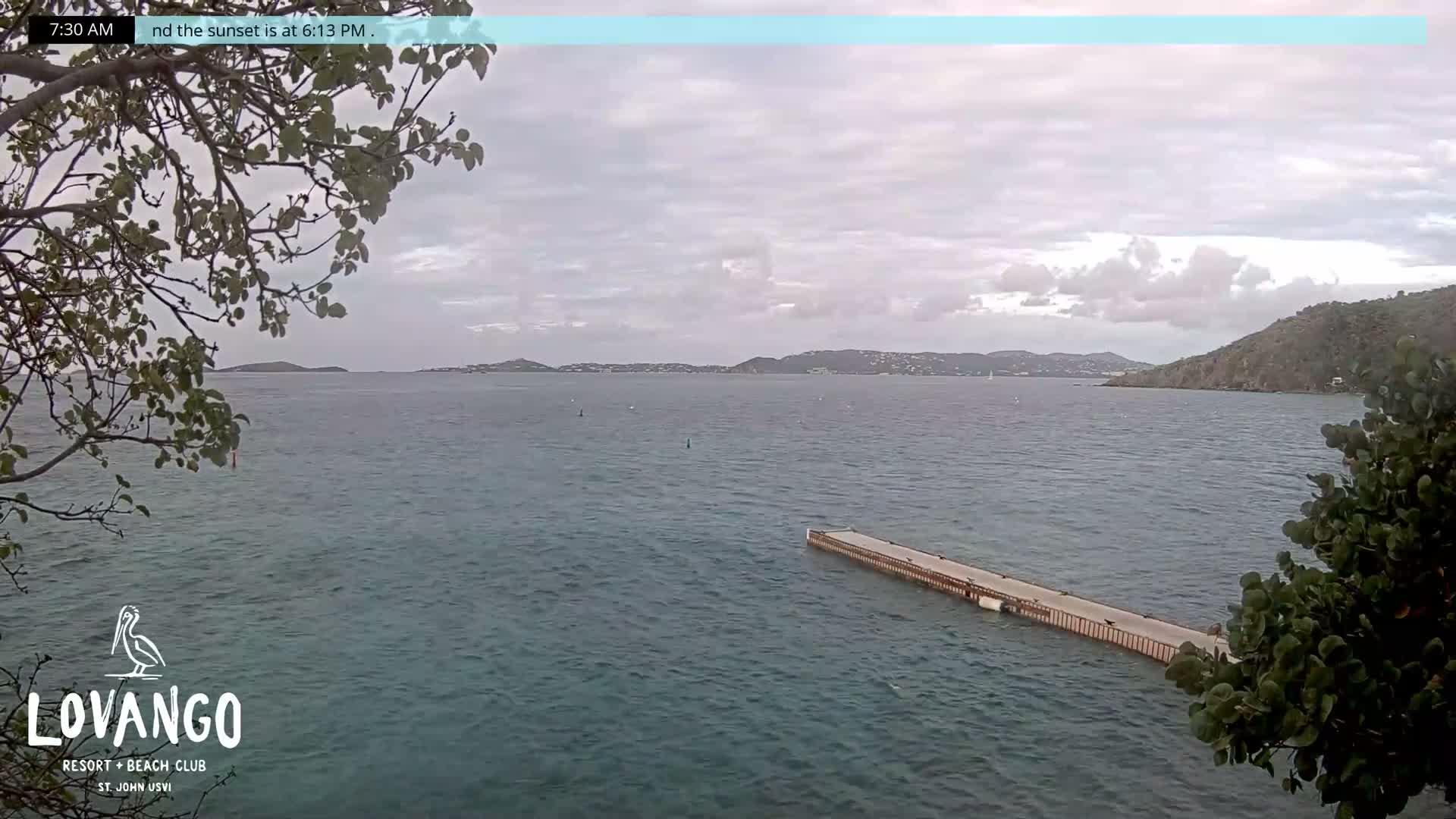 U.S Virgin Island, Lovango Cay Port Live Cam - Lovango Cay, Cruz Bay, St. John, United States Virgin Islands, USA